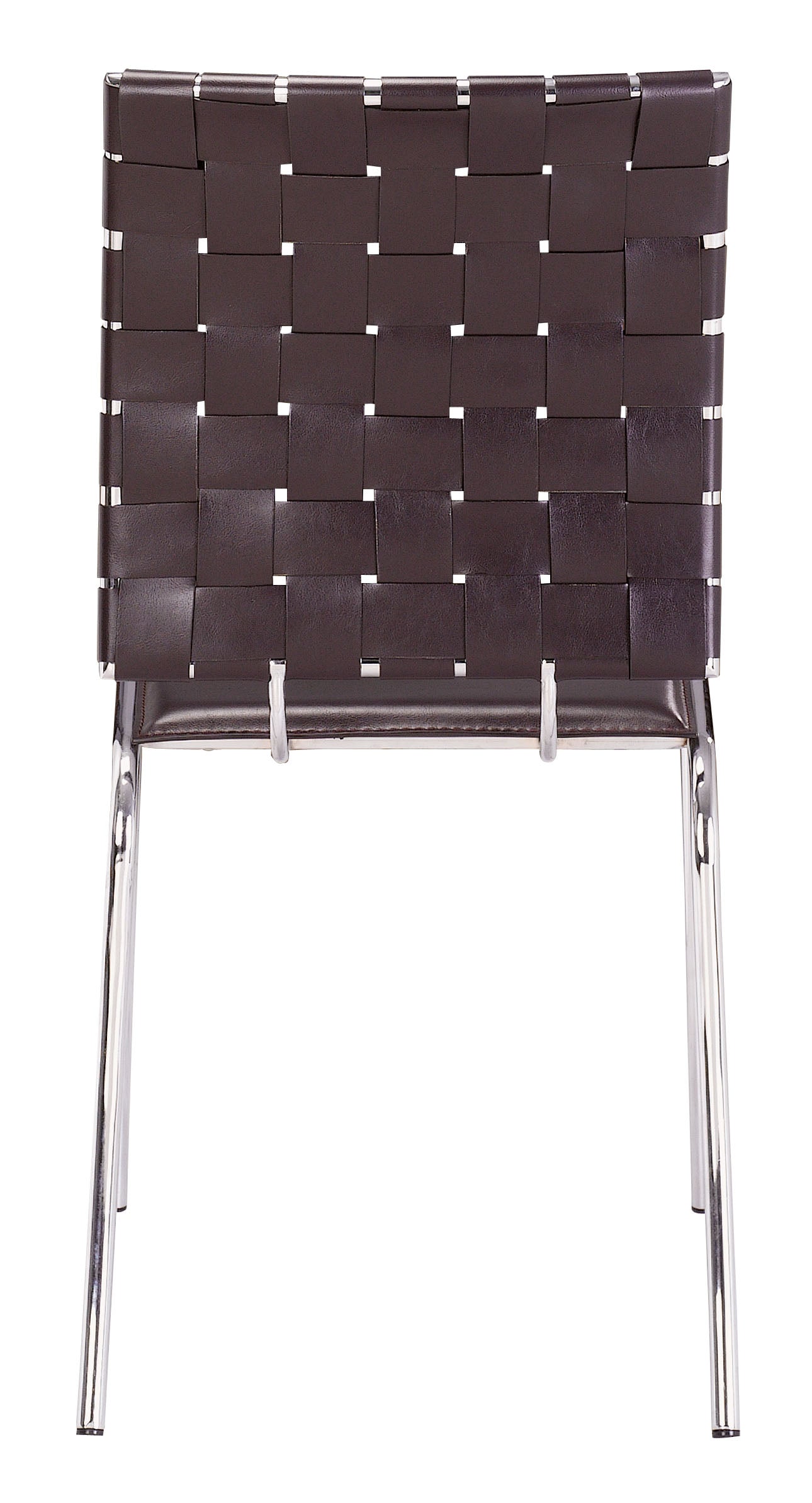 Criss Cross Dining Chair (Set of 4) Espresso - Disselt Designs