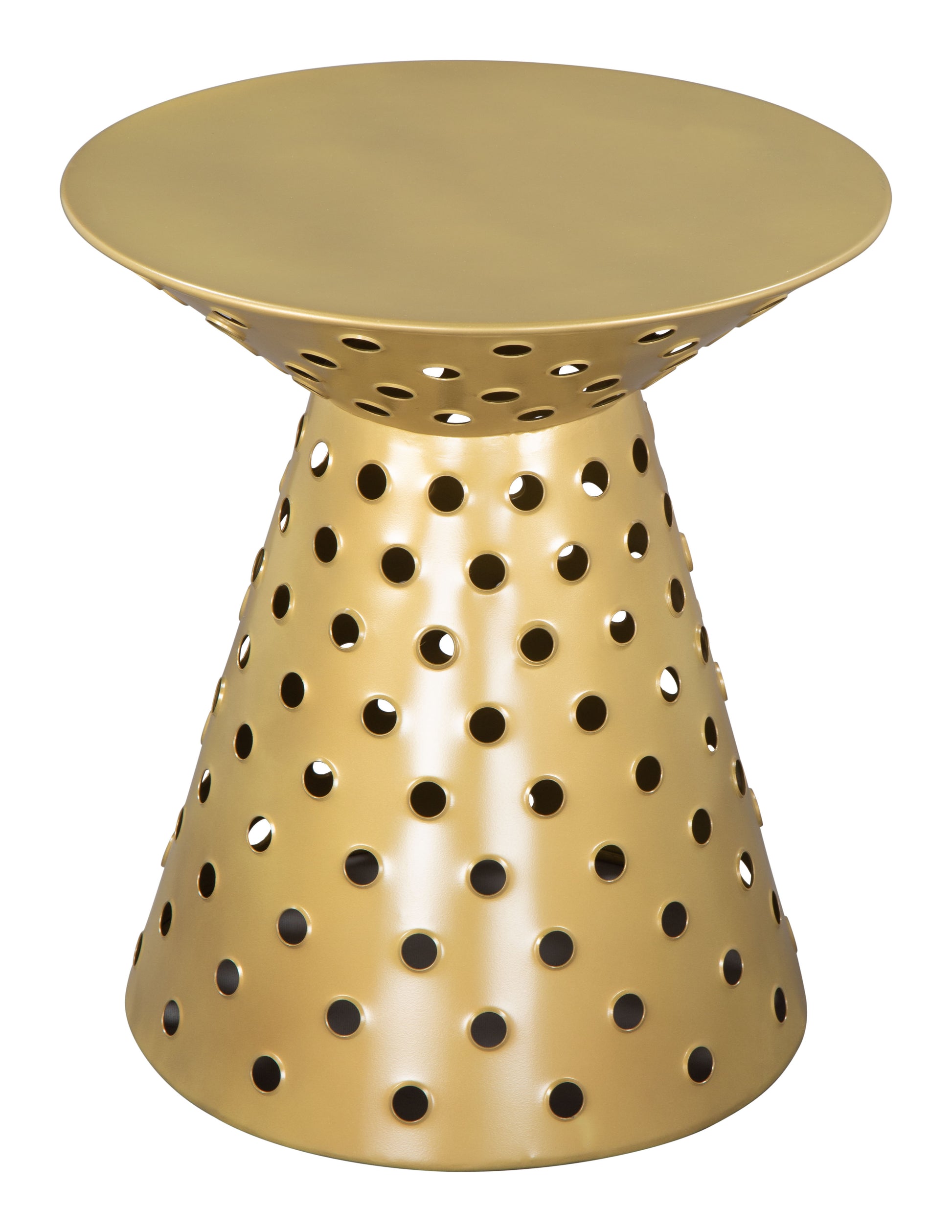 Proton Side Table Gold - Disselt Designs