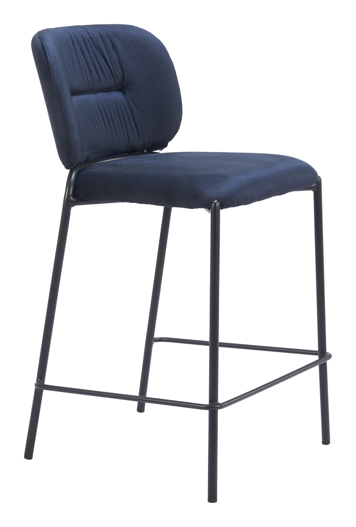 Plat Counter Stool (Set of 2) Blue - Disselt Designs