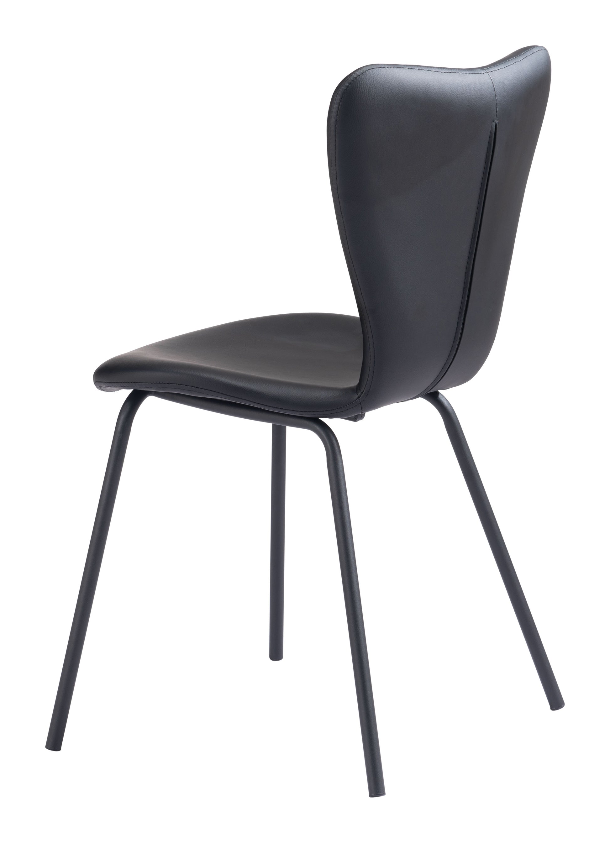 Torlo Dining Chair (Set of 2) Black - Disselt Designs