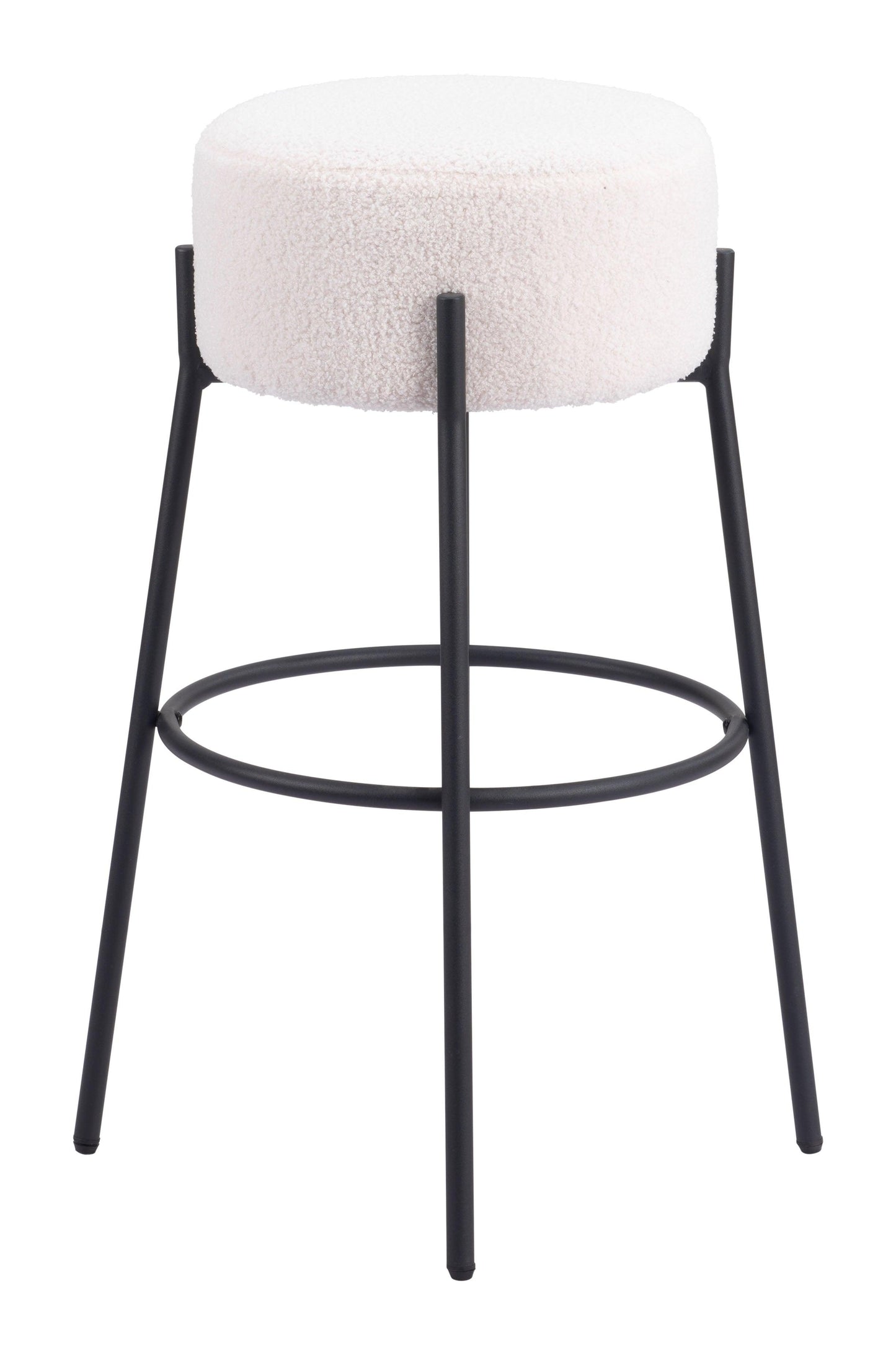 Blanche Barstool (Set of 2) Ivory - Disselt Designs