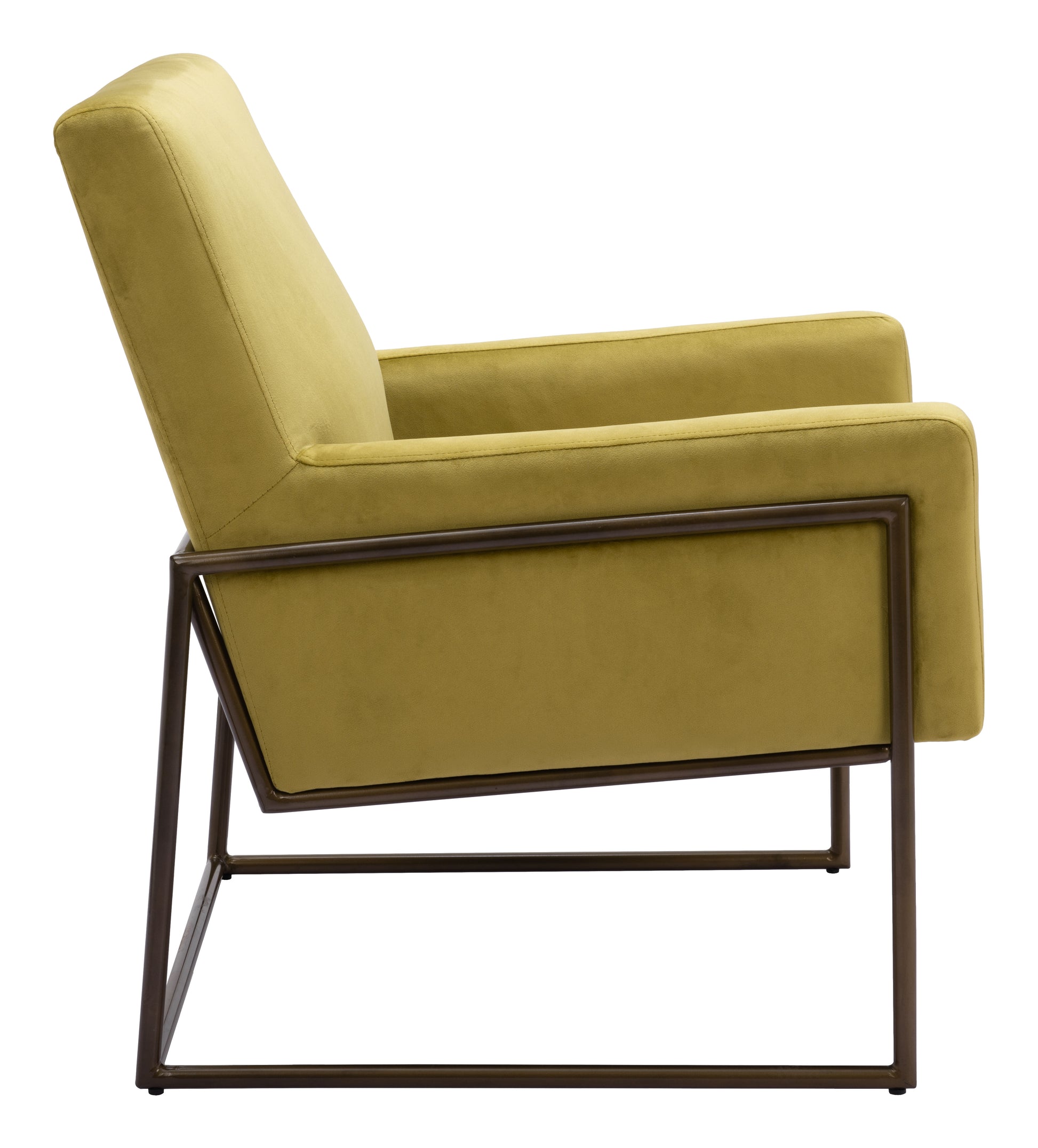 New York Accent Chair Olive Green - Disselt Designs