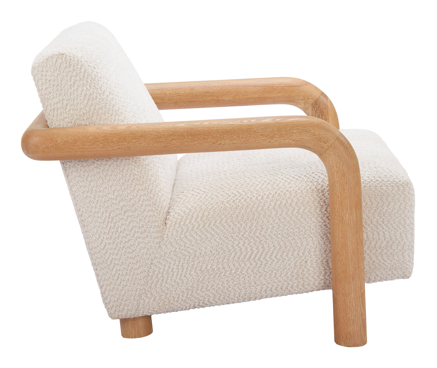 Subliem Accent Chair Cotton White