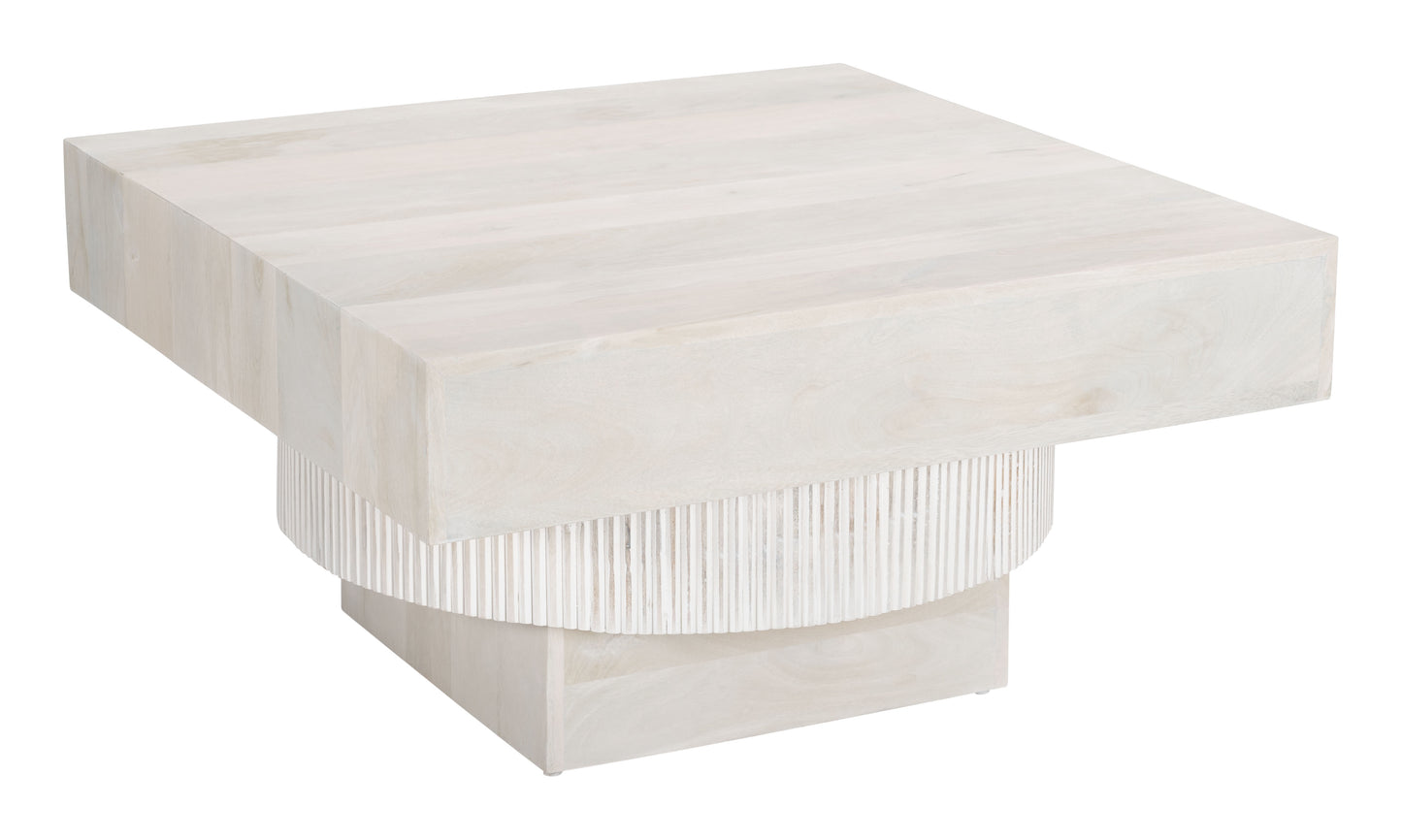 Trani Coffee Table Whitewashed - Disselt Designs