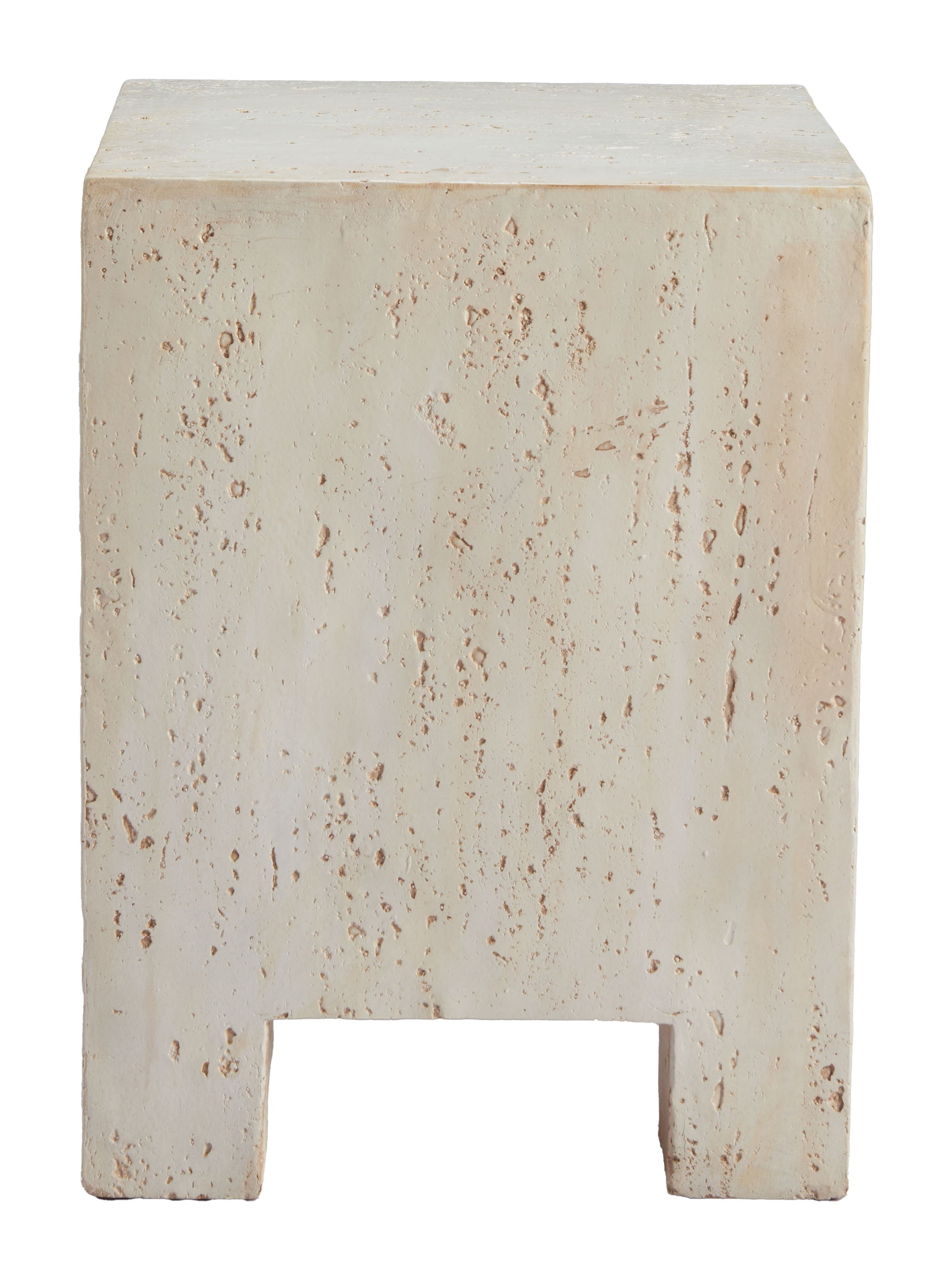 Kitara Side Table Beige - Disselt Designs