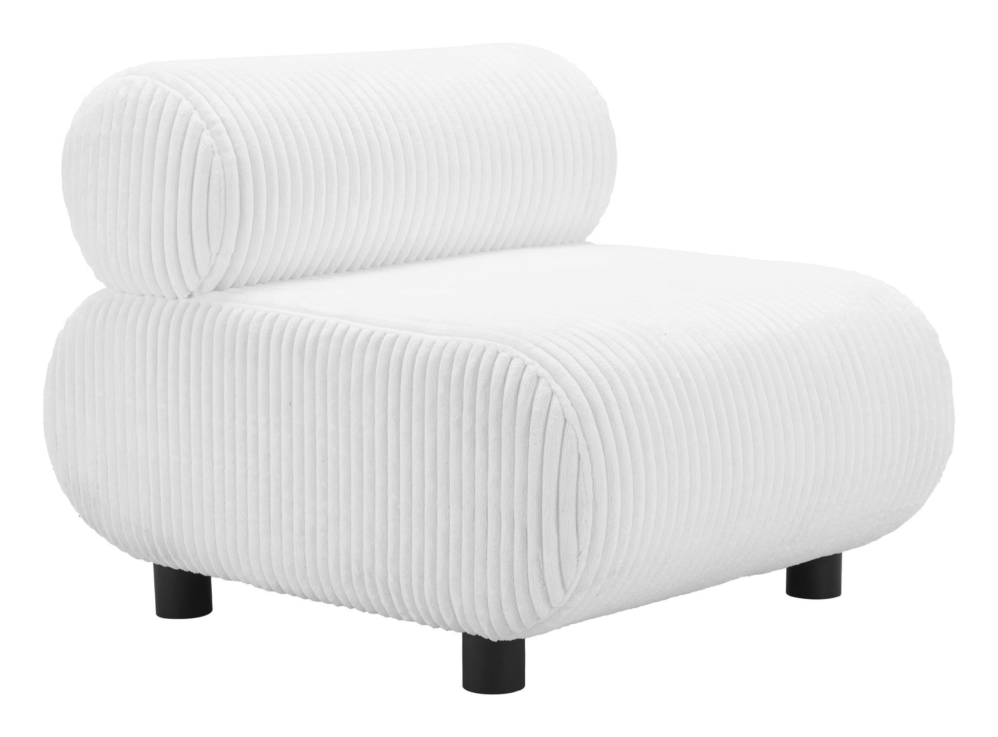 Rahat Accent Chair White - Disselt Designs