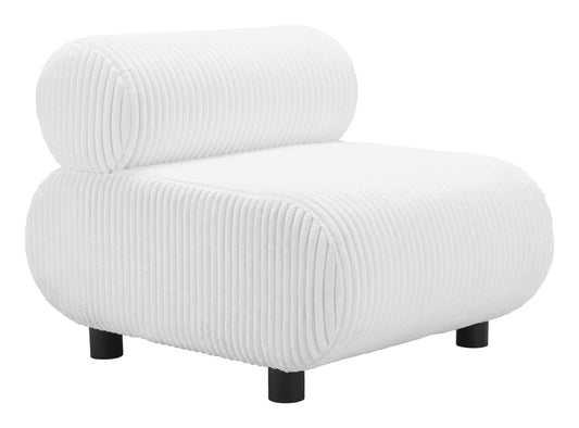 Rahat Accent Chair White - Disselt Designs