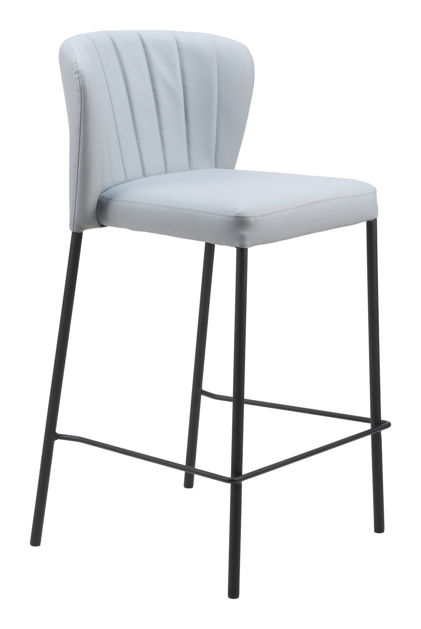 Linz Counter Stool (Set of 2) Gray - Disselt Designs