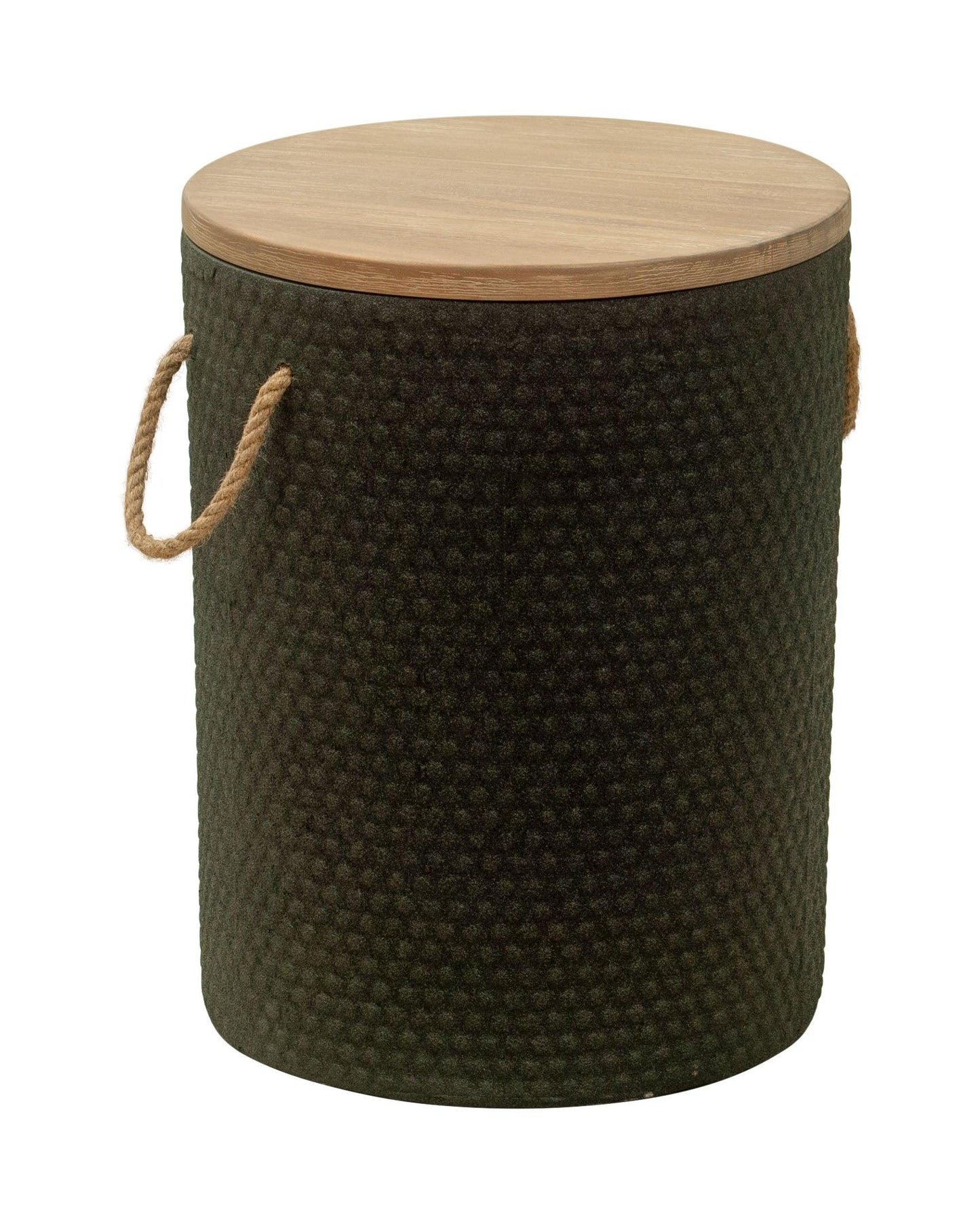Beban Side Table Natural & Black - Disselt Designs