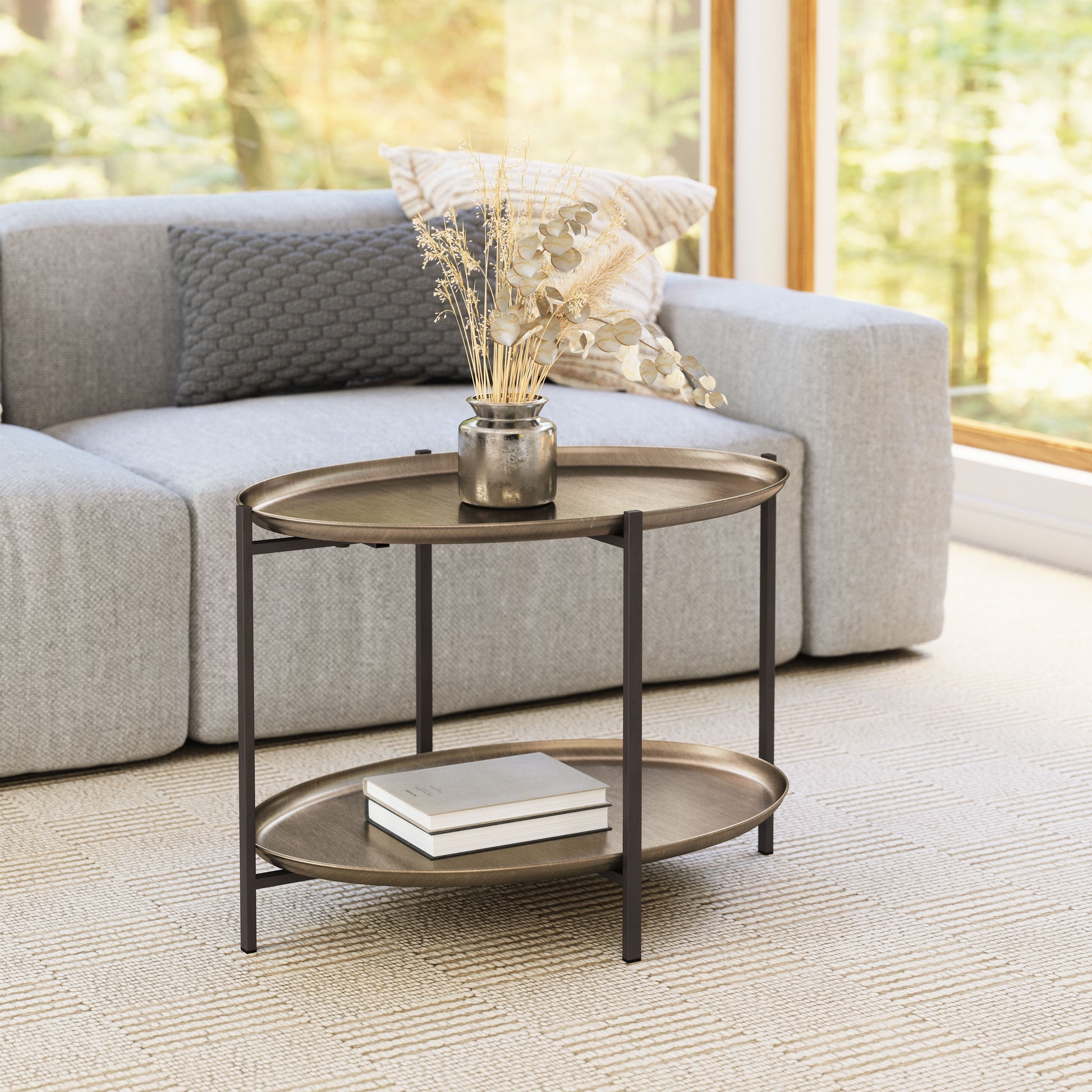 Bronson Coffee Table Bronze - Disselt Designs