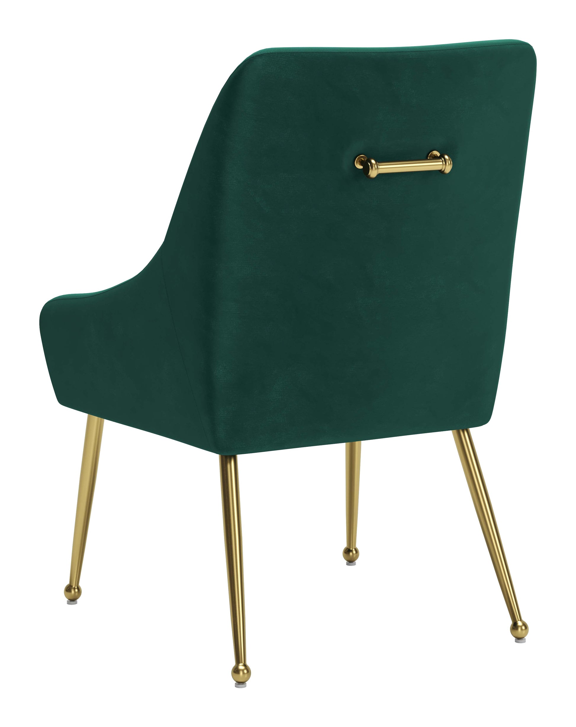 Maxine Dining Chair Green & Gold - Disselt Designs
