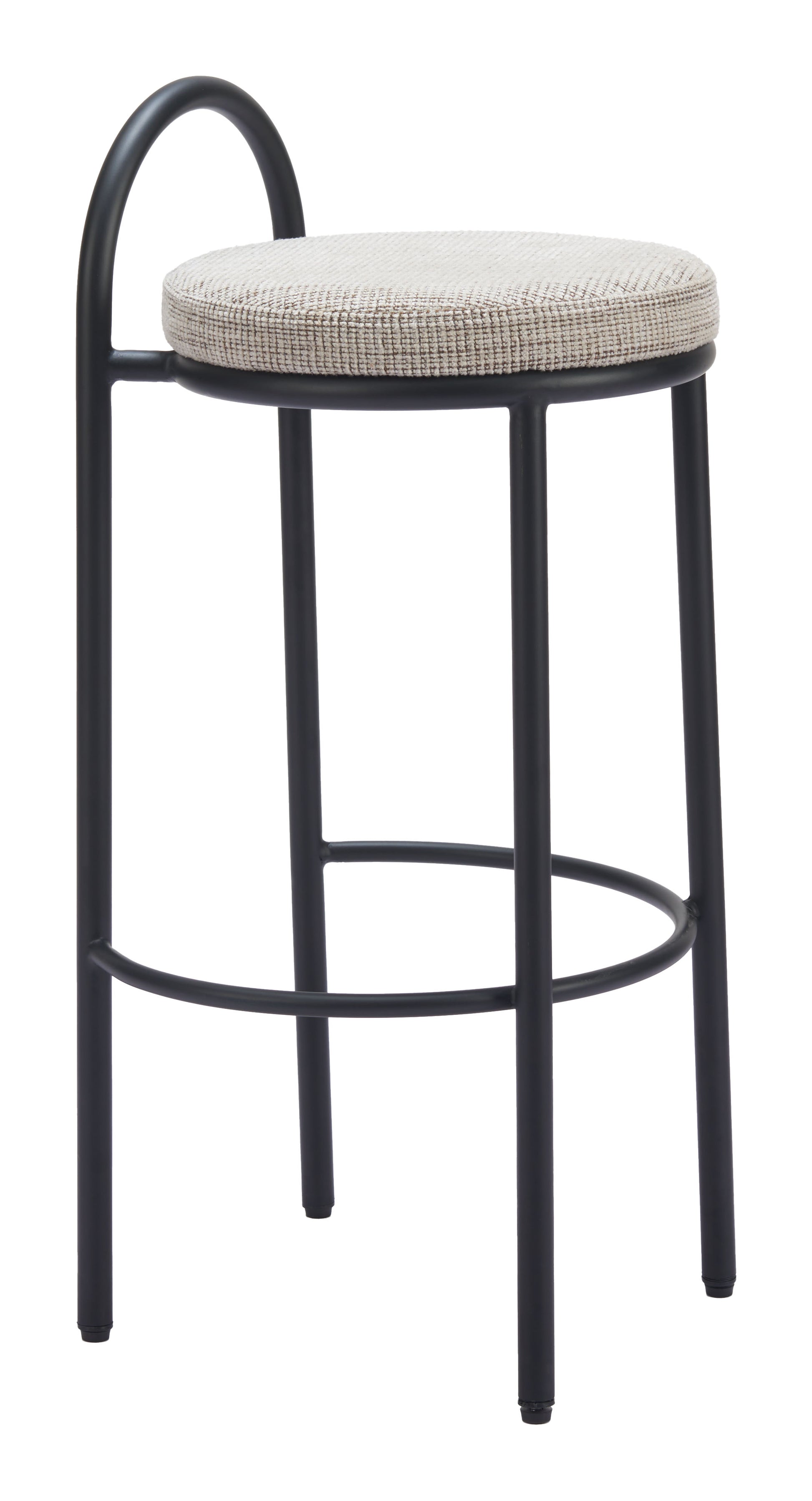 Sisal Barstool (Set of 2) Beige Tweed - Disselt Designs