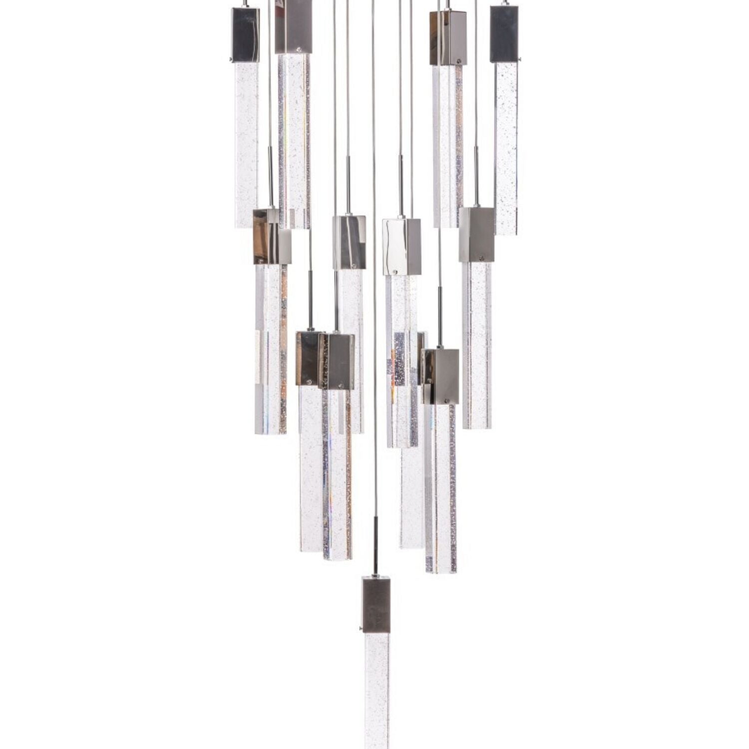 Rectangular Crystal Chandelier // XL 13 Light - Disselt Designs