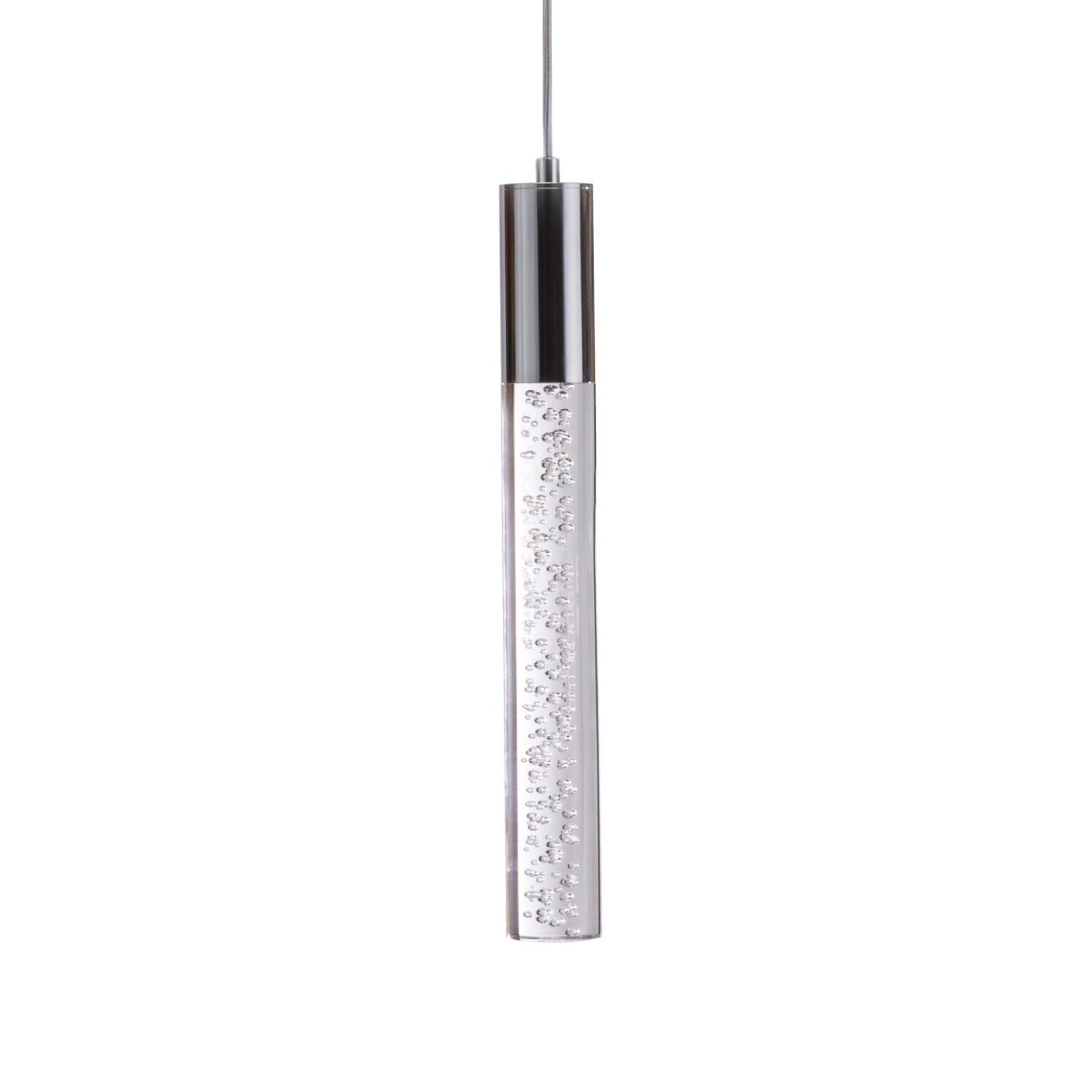 Acrylic Cylinder Pendant // 1 Light - Disselt Designs