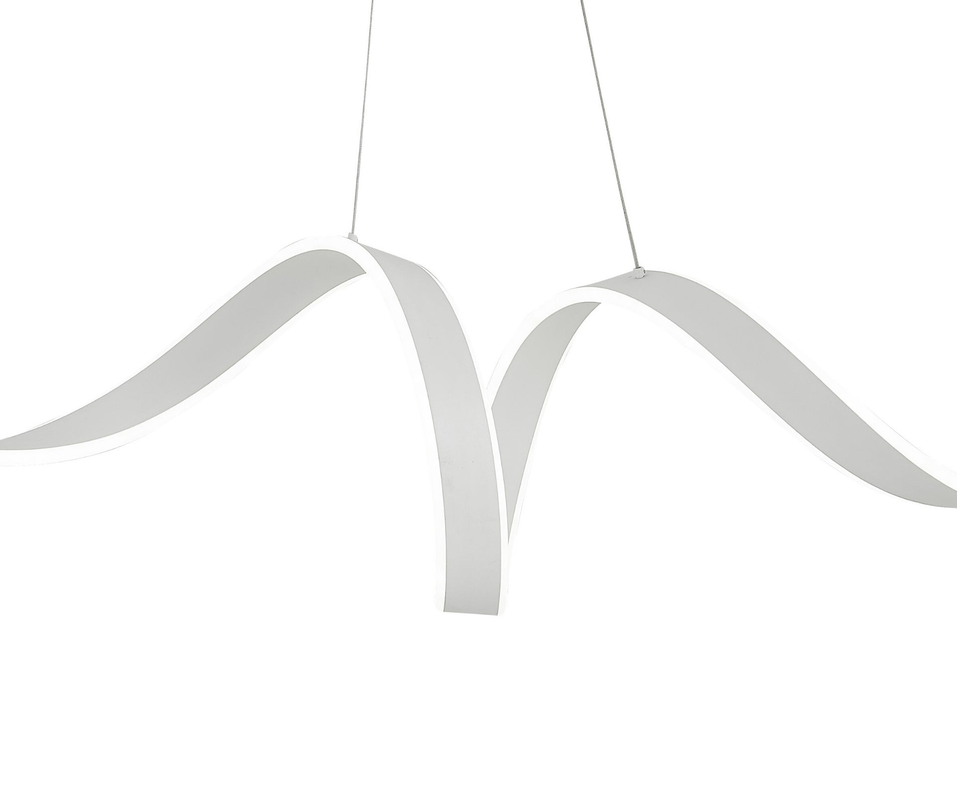 Copenhagen LED Chandelier // White - Disselt Designs