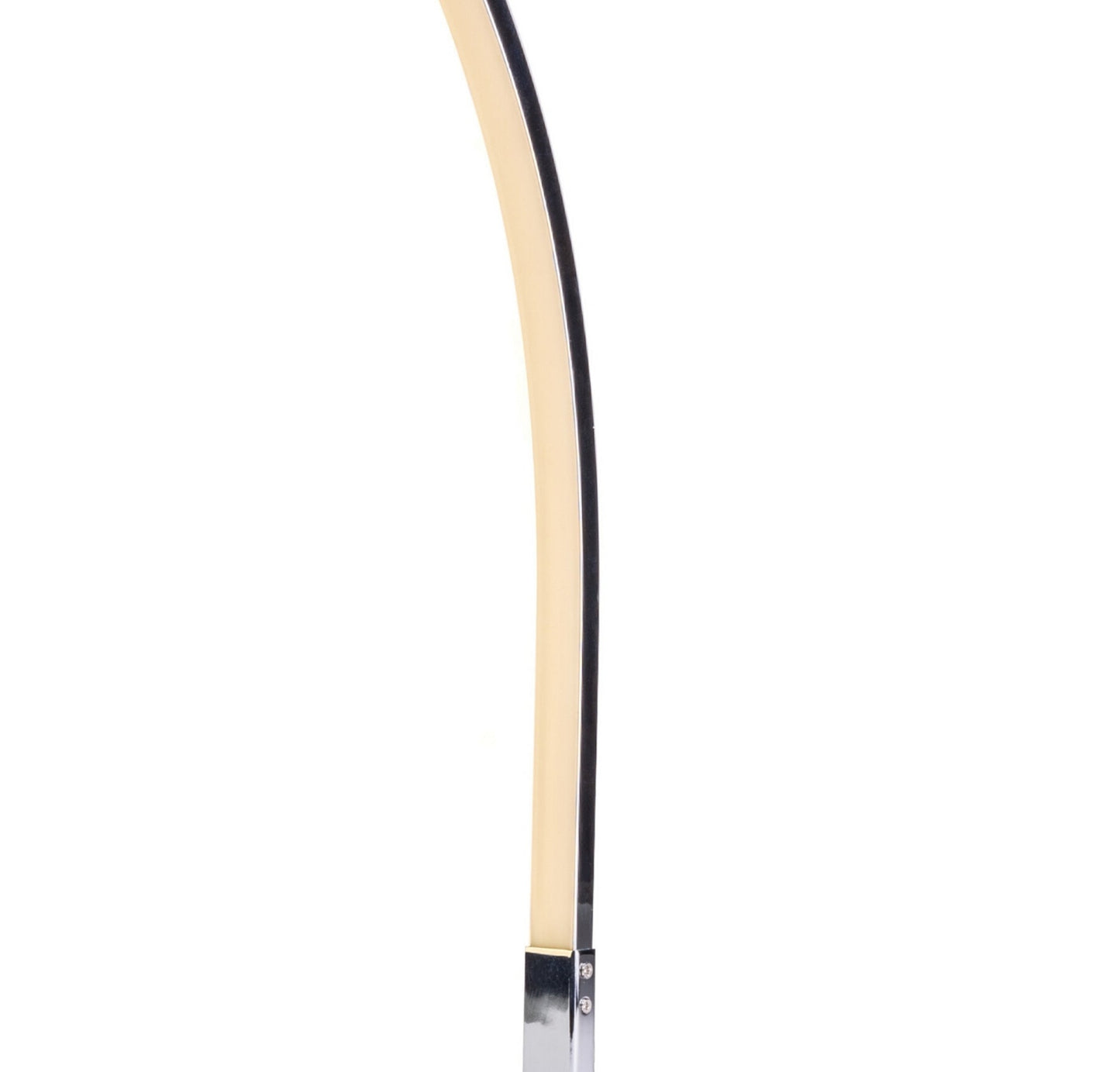 Modern Arc Design Table Lamp // Chrome - Disselt Designs