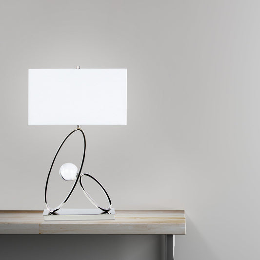 Ovals in Crystal Table Lamp // 1 Light - Disselt Designs
