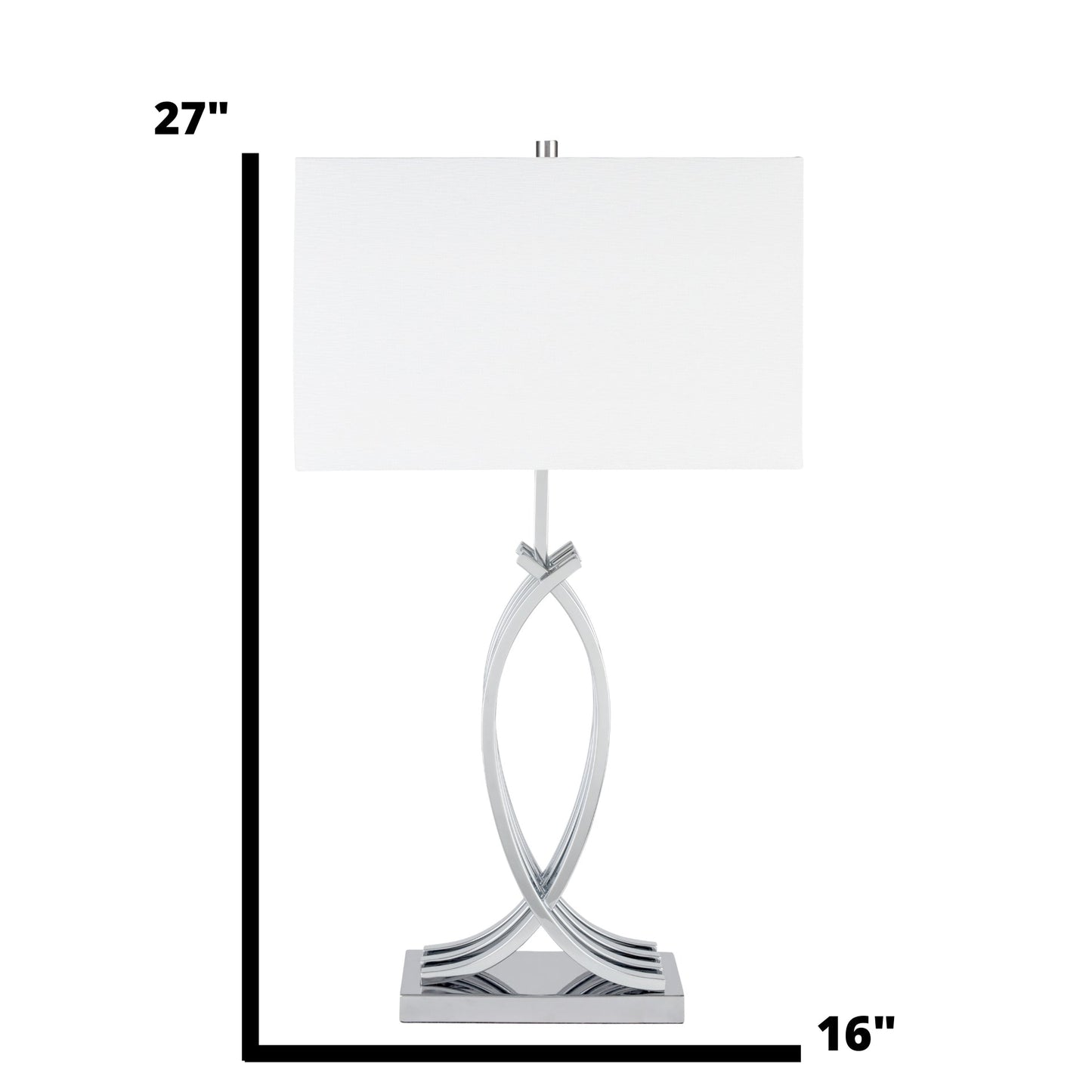 Unity 1 Light Table Lamp // Chrome - Disselt Designs