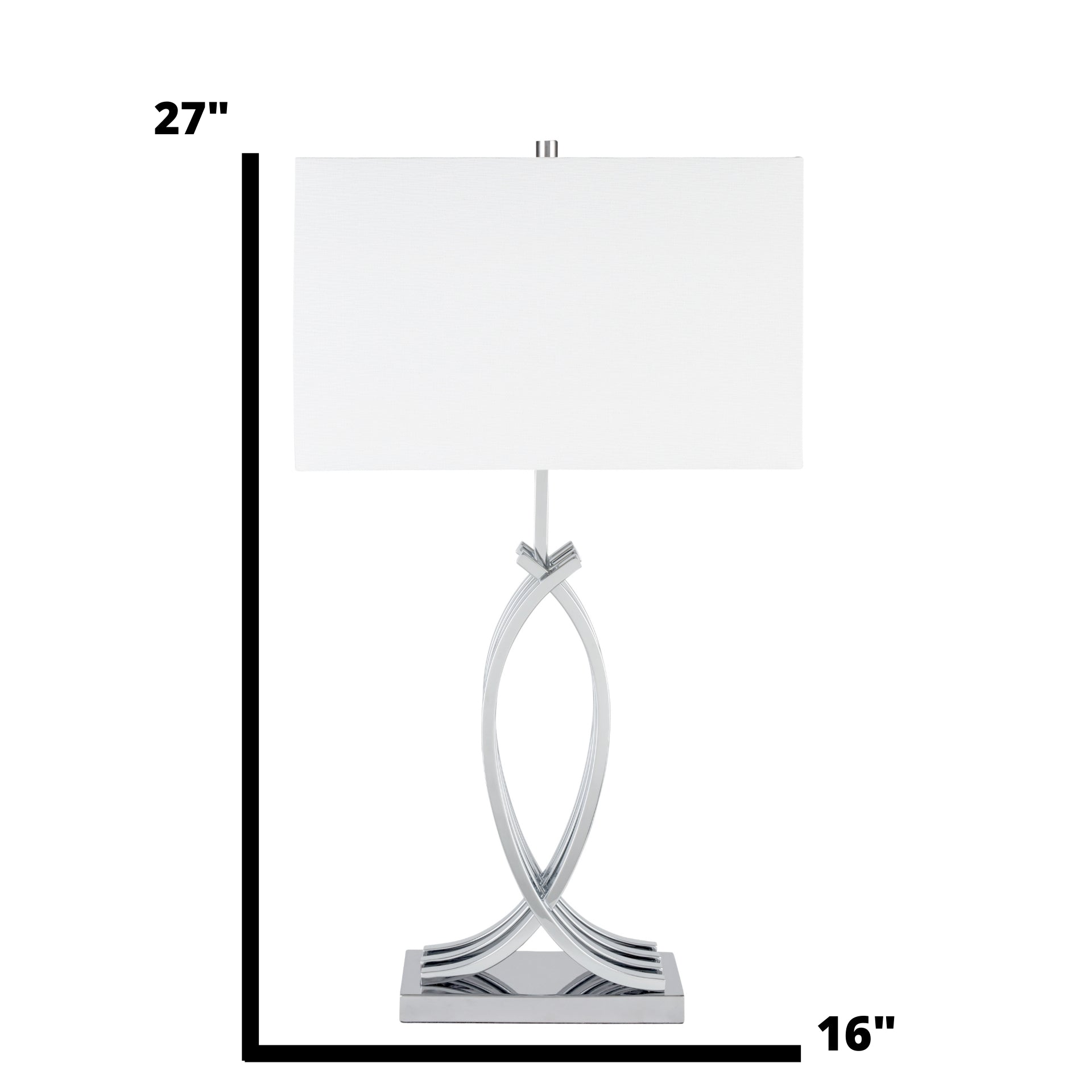 Unity 1 Light Table Lamp // Chrome - Disselt Designs