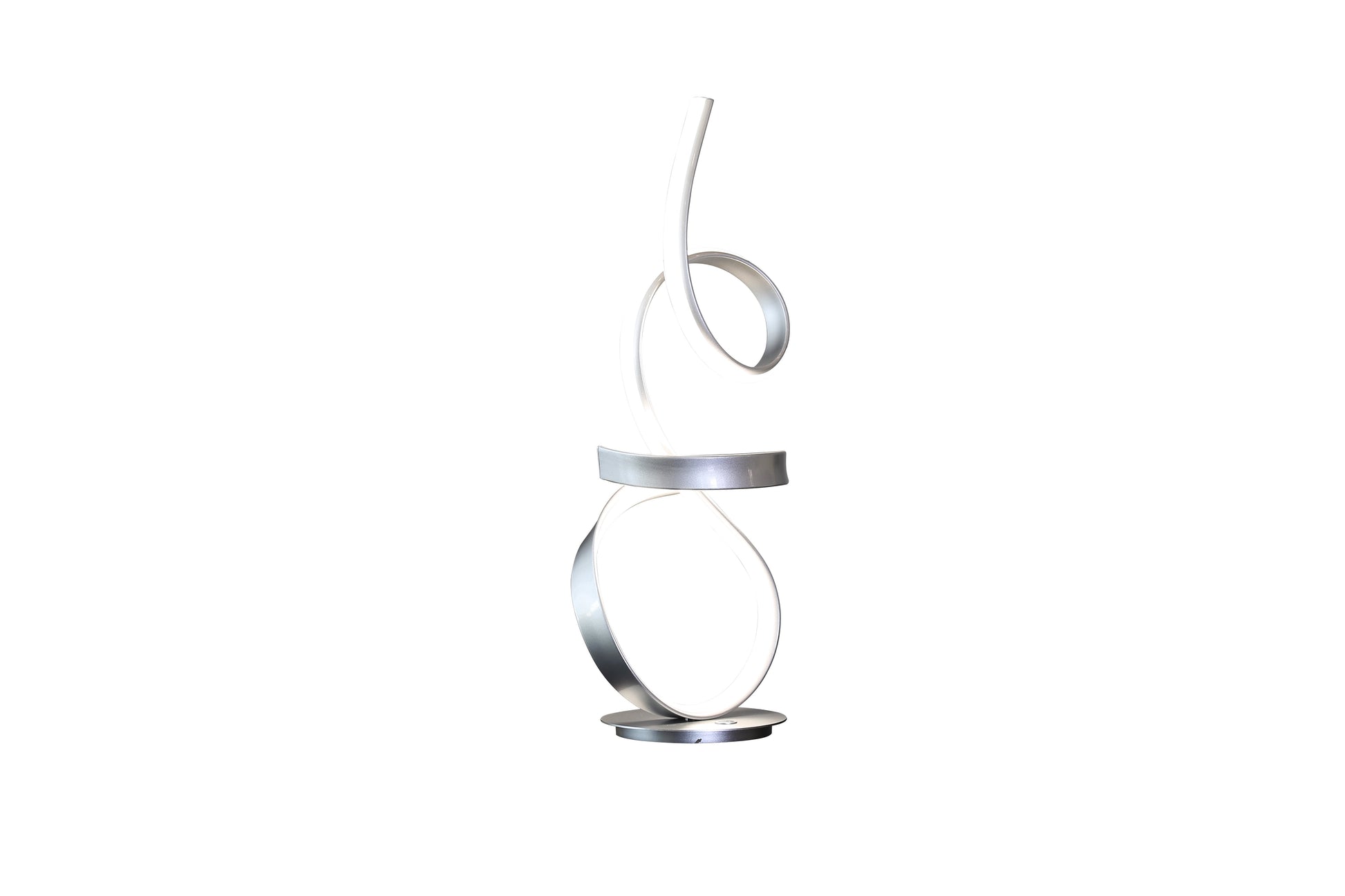 Amsterdam LED with Touch Dimmer Table Lamp // Silver - Disselt Designs