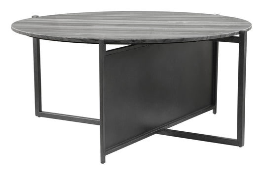 Mcbride Coffee Table Gray & Black - Disselt Designs