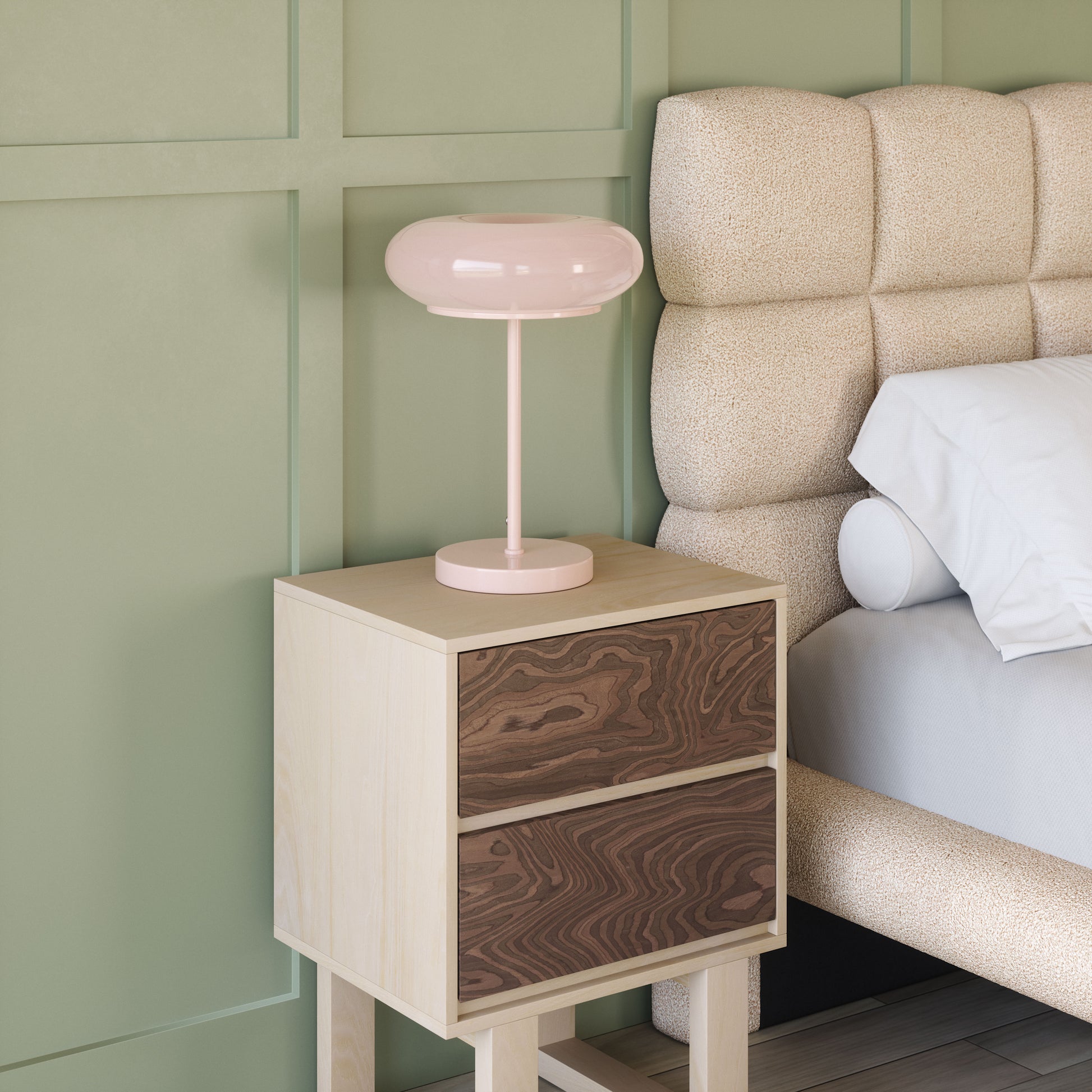 Munk Table Lamp Pink - Disselt Designs