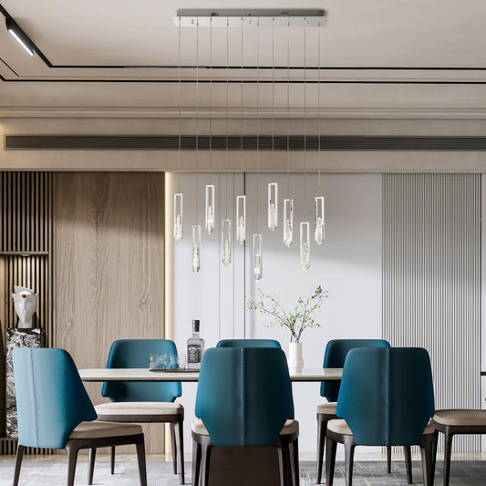 Elysian 10 Light Chandelier // Chrome - Disselt Designs