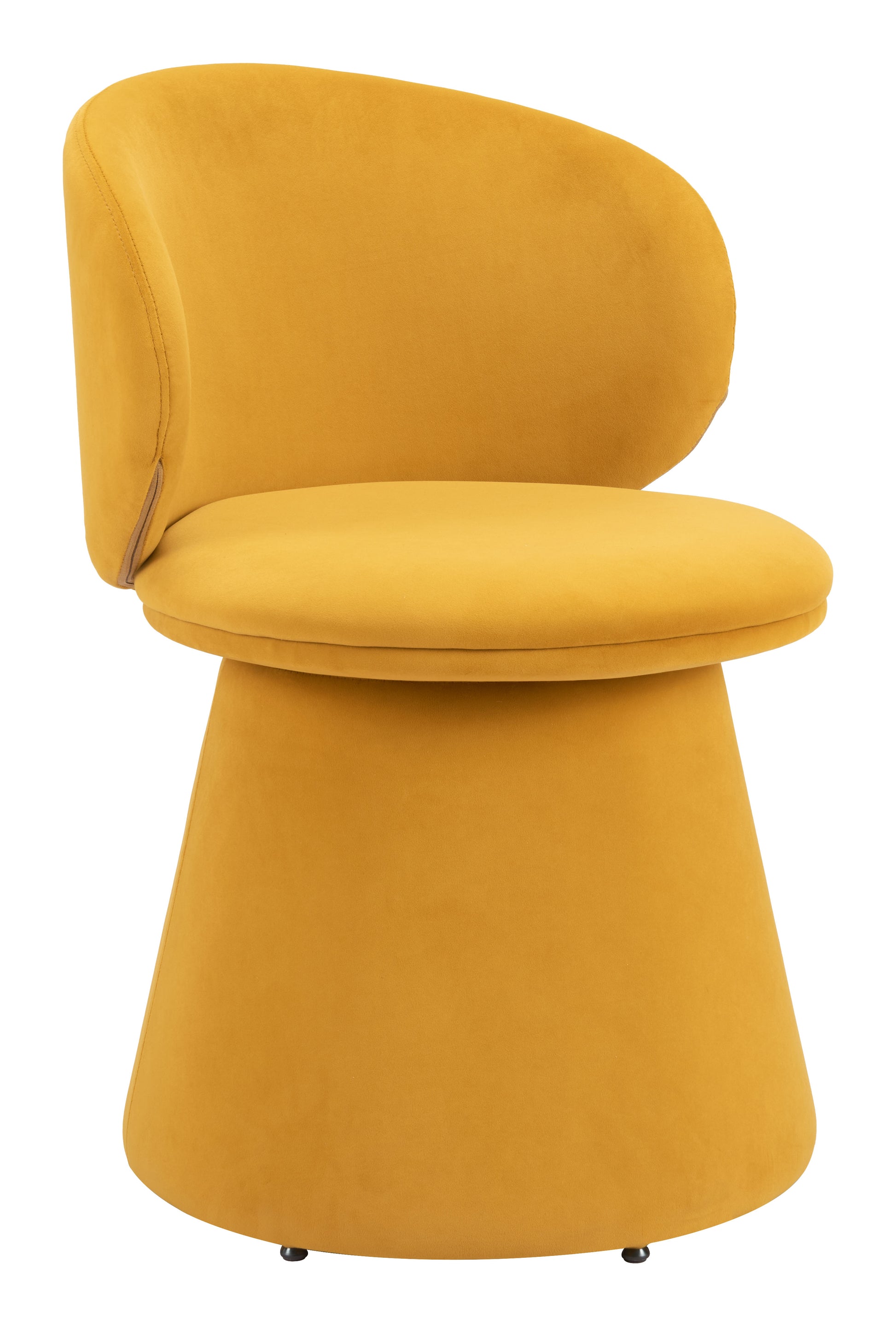 Oblic Swivel Dining Chair Orange - Disselt Designs