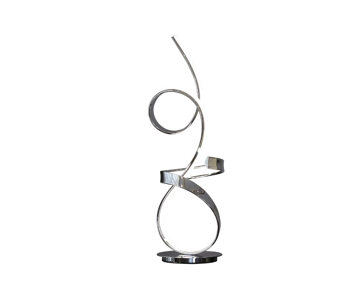 Amsterdam LED with Touch Dimmer Table Lamp // Chrome - Disselt Designs