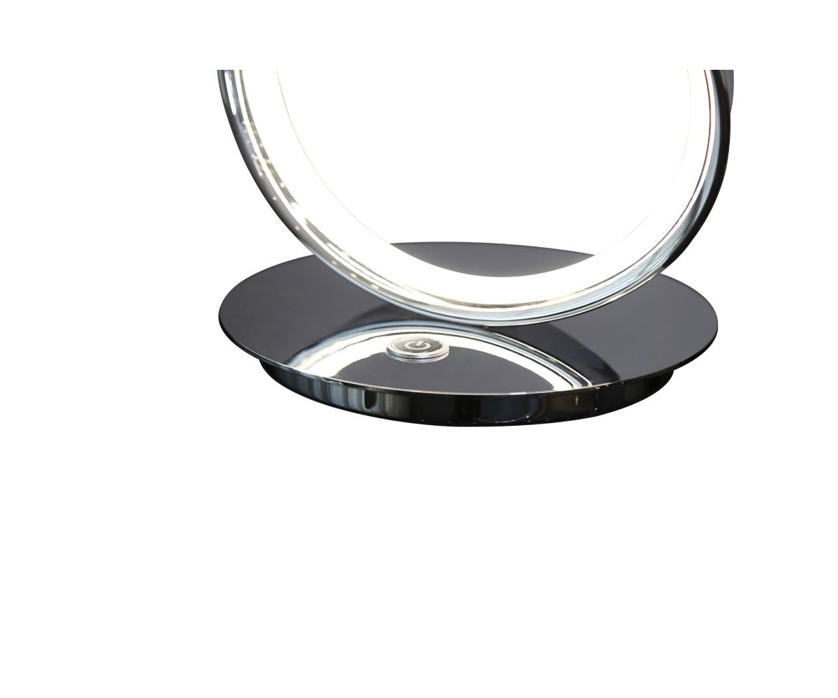 Amsterdam LED with Touch Dimmer Table Lamp // Chrome - Disselt Designs