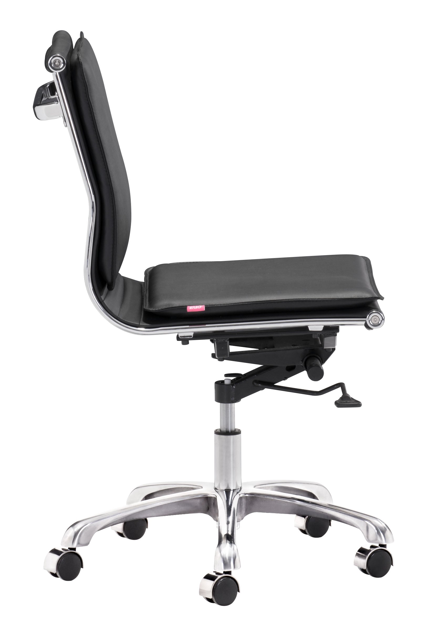 Lider Plus Armless Office Chair Black - Disselt Designs
