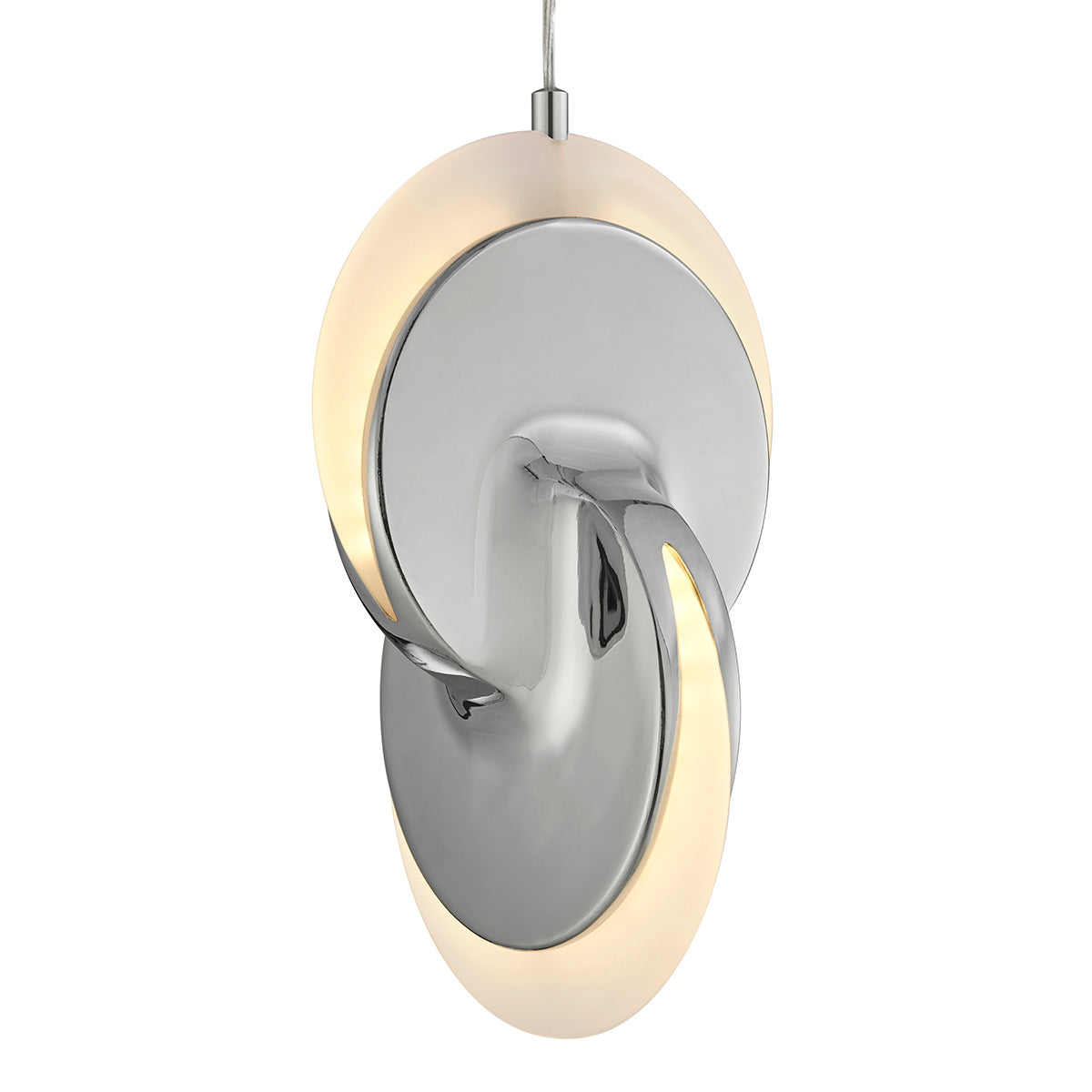 Deuterium Pendant // Chrome - Disselt Designs