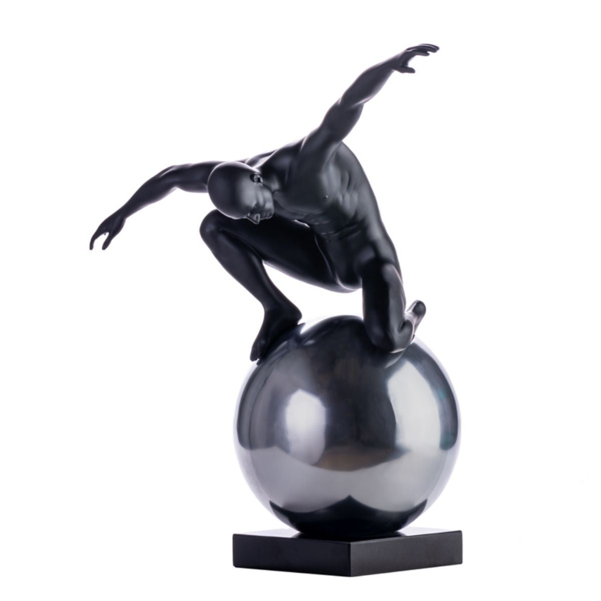 Equilibrium Structure // Matte Black and Semi Chrome - Disselt Designs