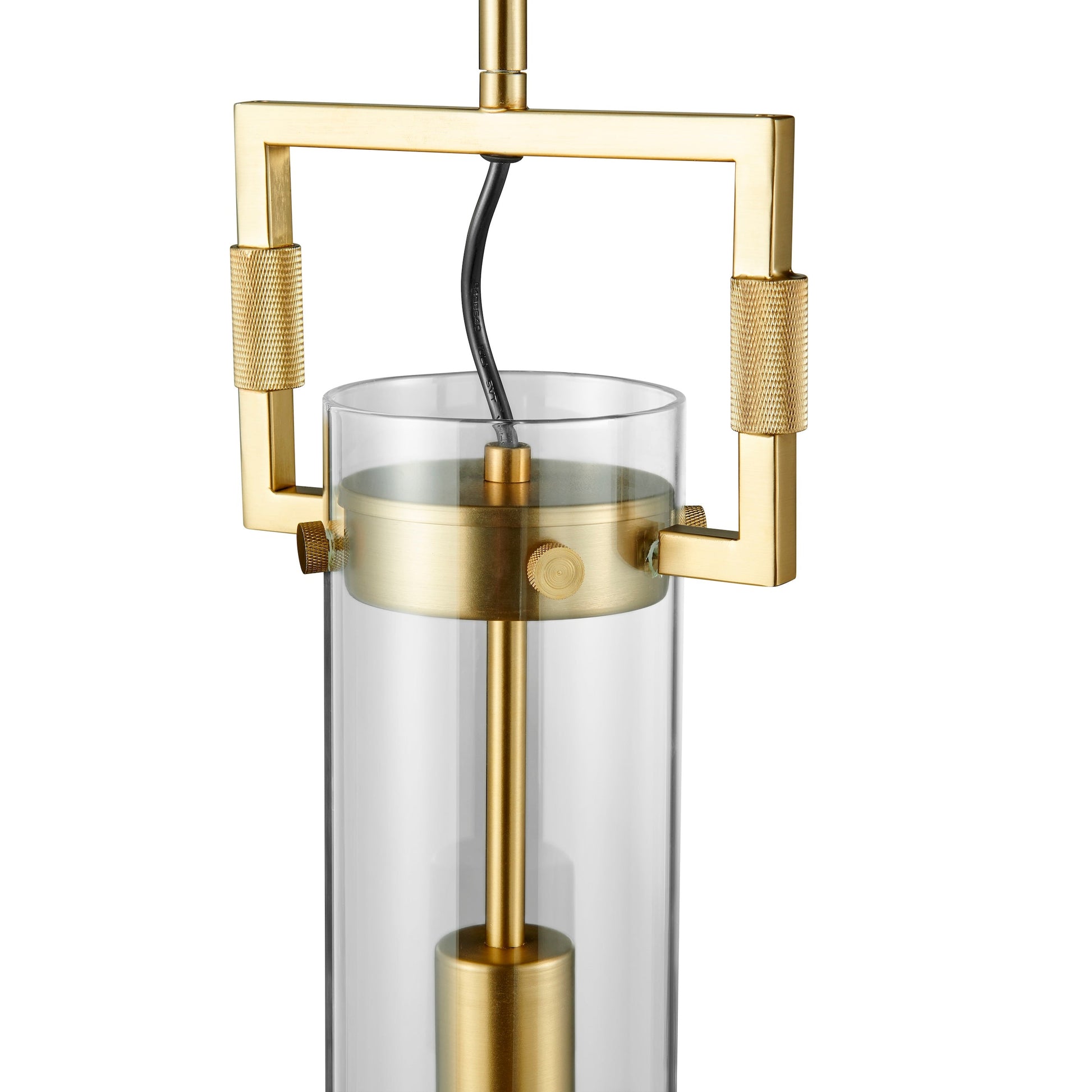 Zeus 1 LED Light Pendant // Crystal & Gold - Disselt Designs