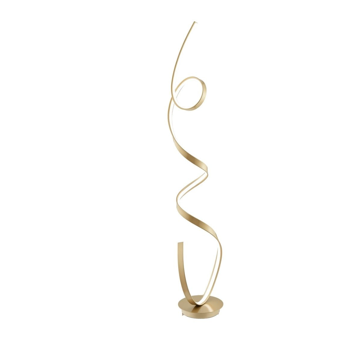 Amsterdam LED Dimmable 63" Floor Lamp // Sandy Gold - Disselt Designs