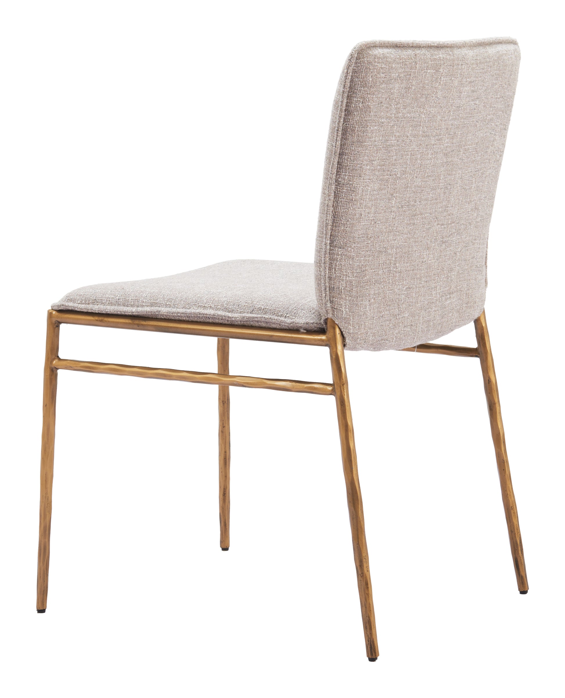 Nordvest Dining Chair Beige & Gold - Disselt Designs