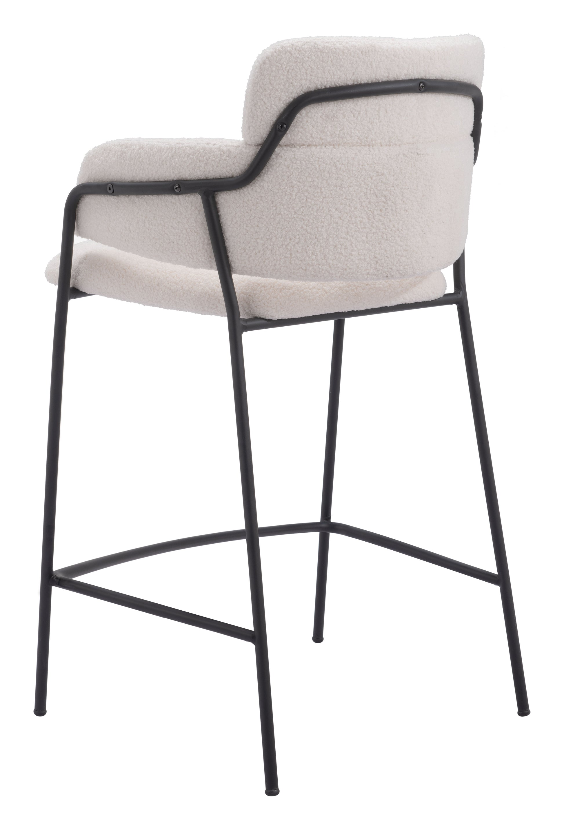Marcel Counter Stool (Set of 2) Cream - Disselt Designs