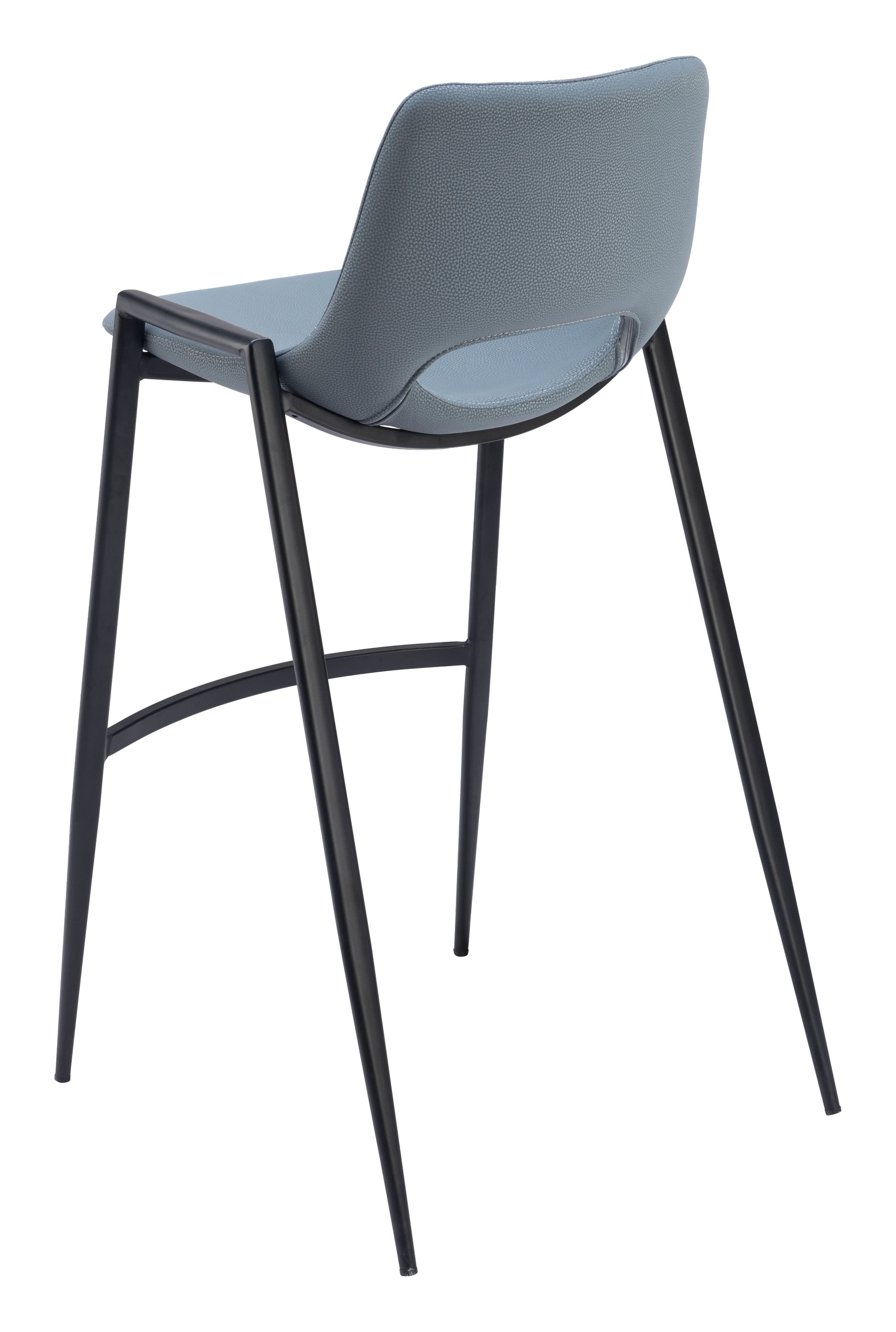 Desi Barstool (Set of 2) Azure Gray - Disselt Designs