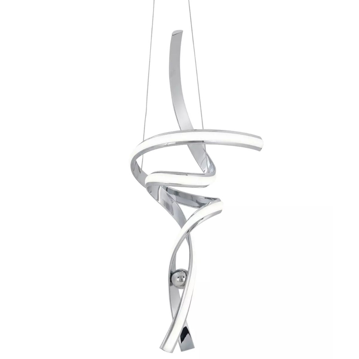 Hamburg LED Chandelier // Chrome - Disselt Designs