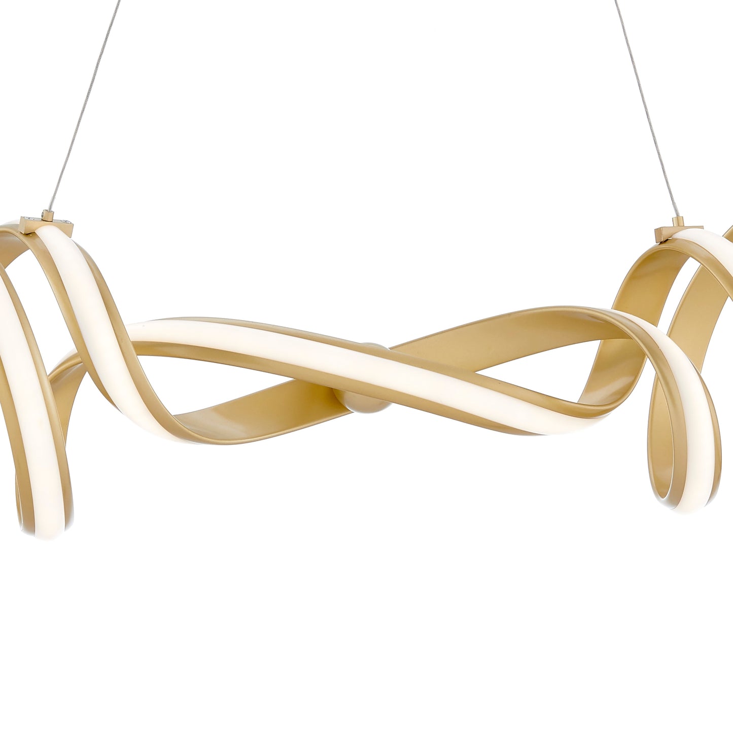 Munich LED Horizontal Chandelier // Gold - Disselt Designs