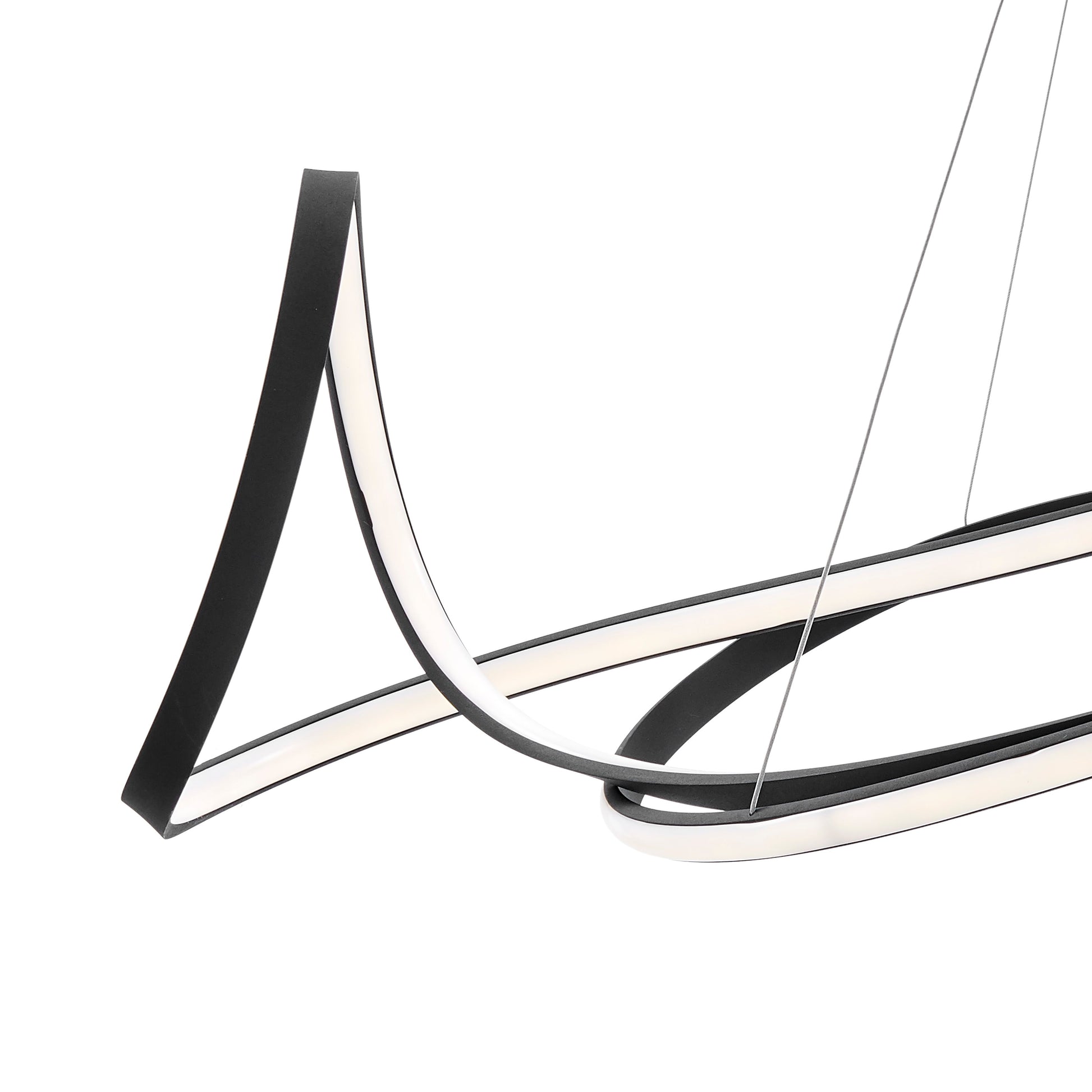 Moscow LED Chandelier // Black - Disselt Designs