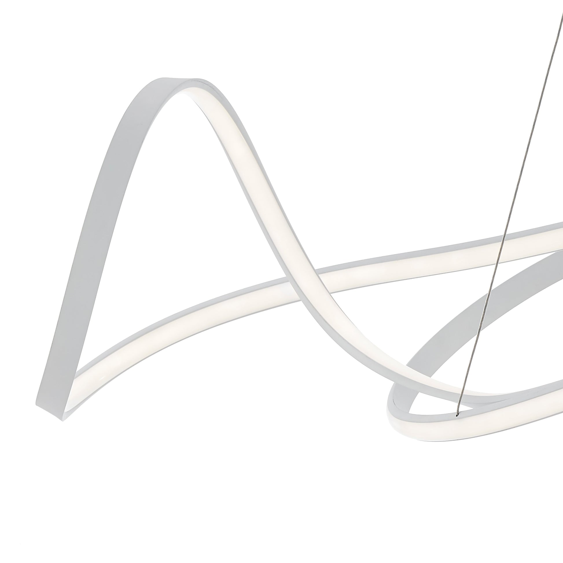 Moscow LED Chandelier // White - Disselt Designs