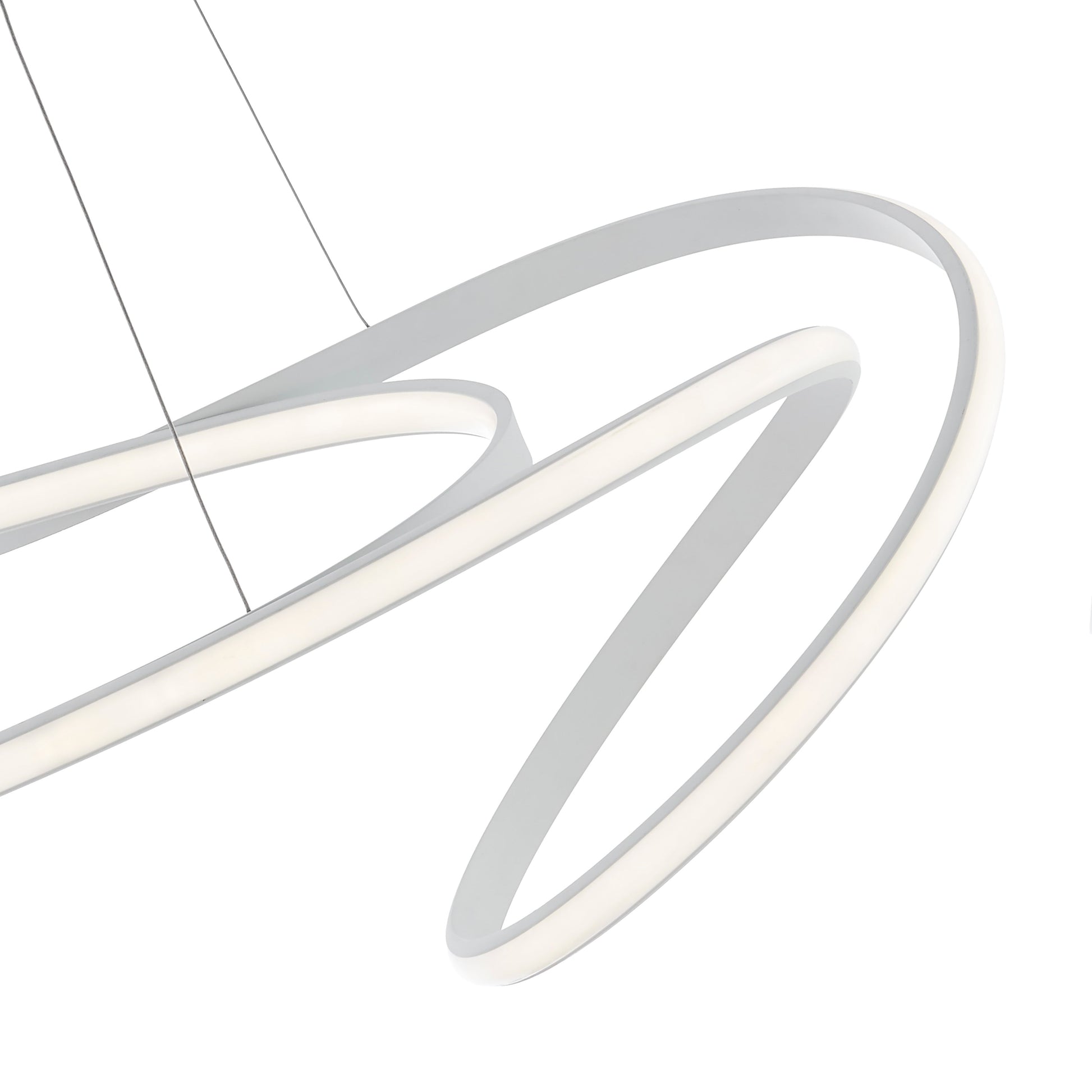 Moscow LED Chandelier // White - Disselt Designs