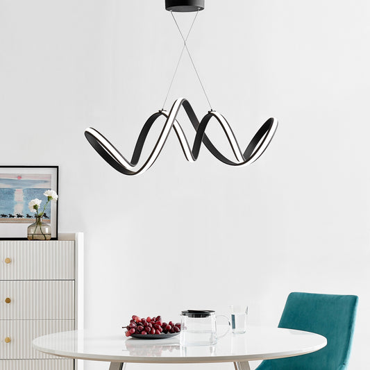 Seville LED Chandelier // Black - Disselt Designs