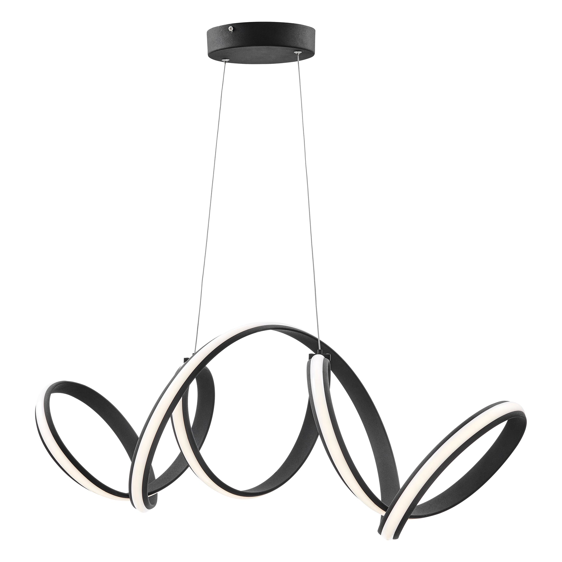 Seville LED Chandelier // Black - Disselt Designs