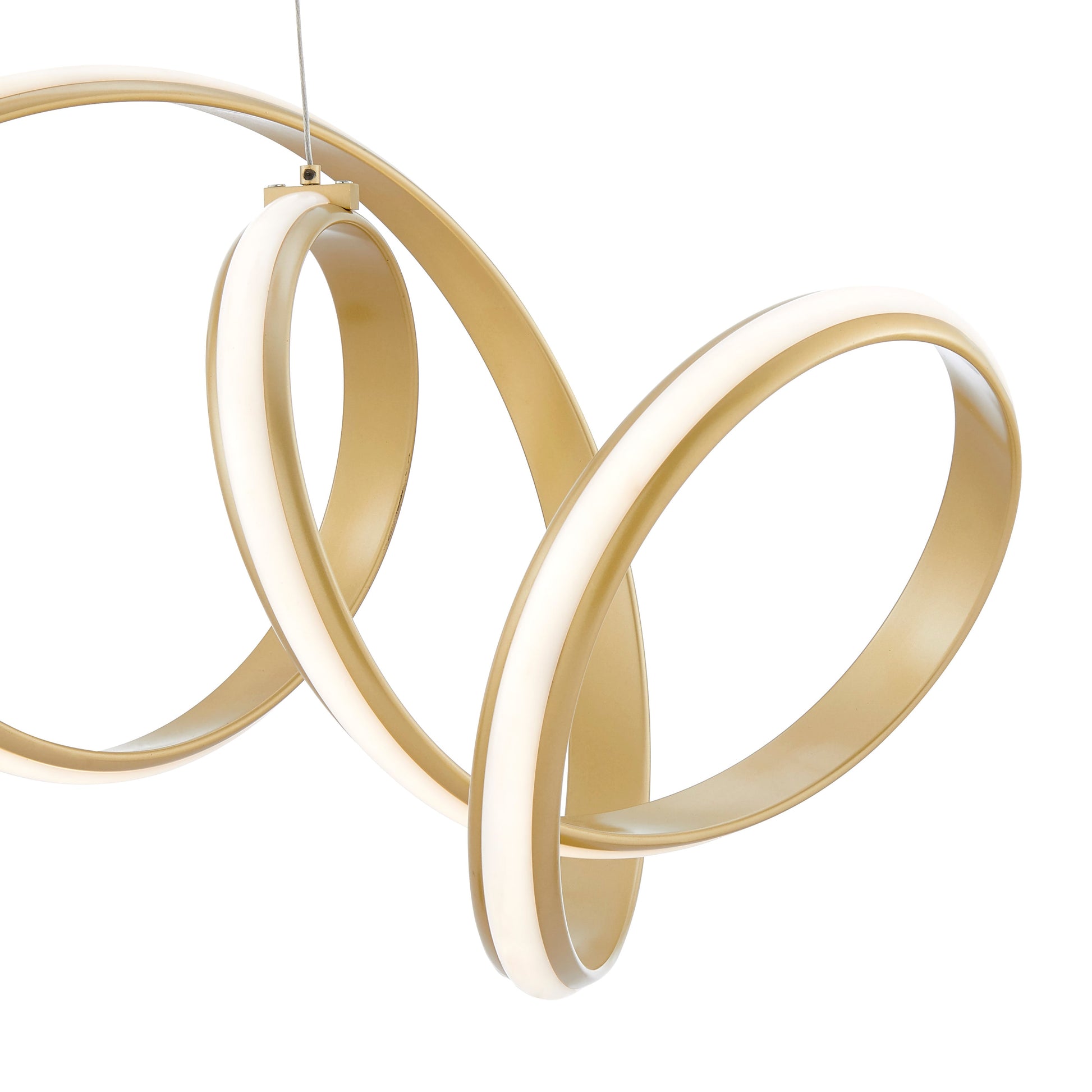Seville LED Chandelier // Gold - Disselt Designs