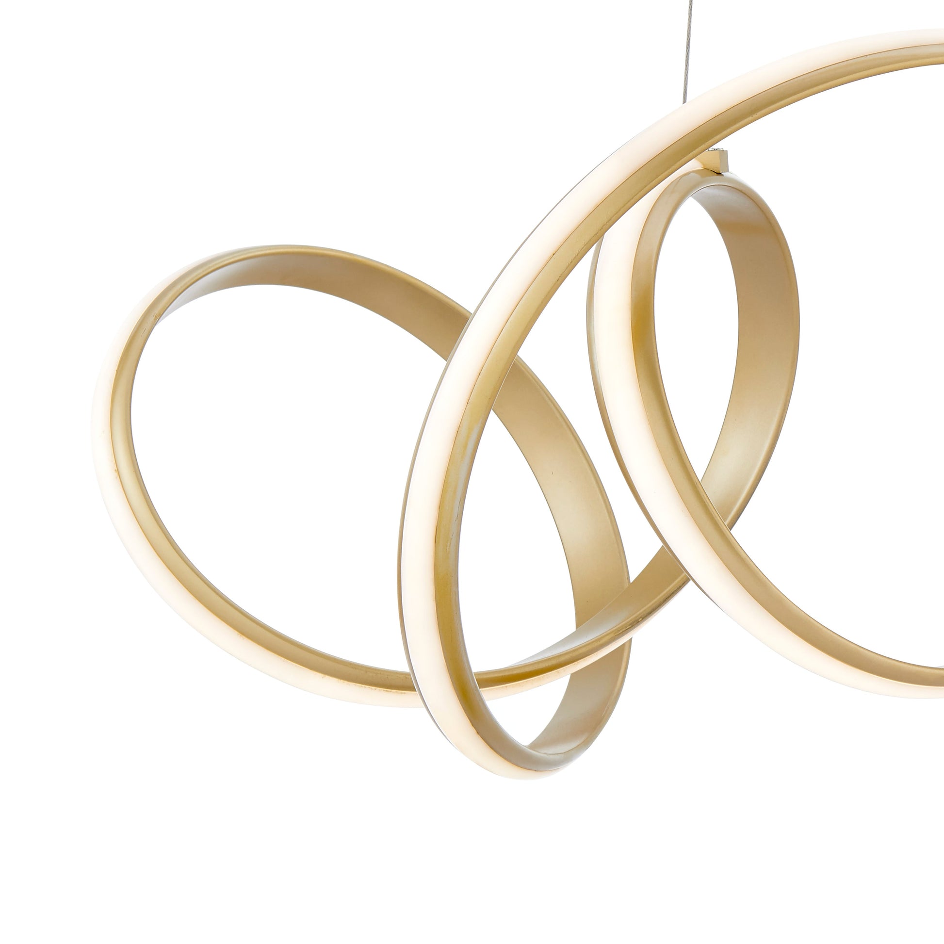 Seville LED Chandelier // Gold - Disselt Designs