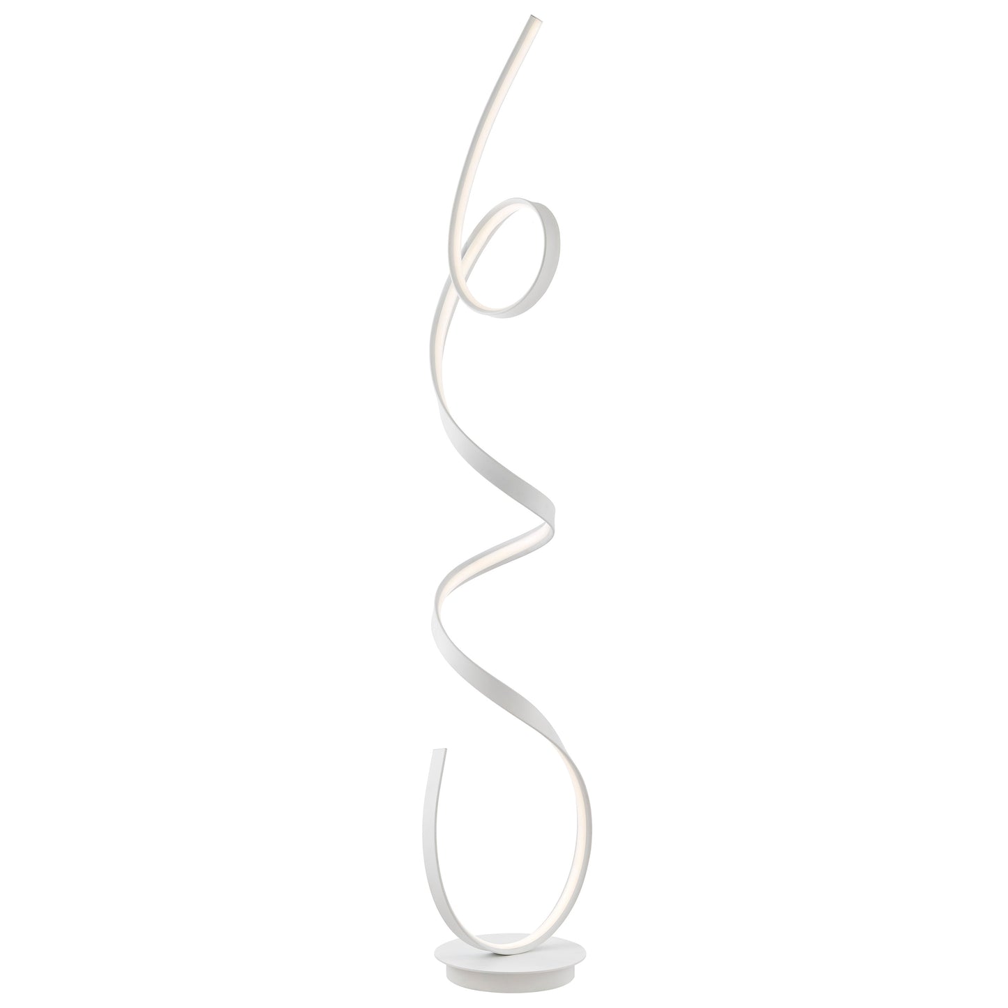 Amsterdam LED Dimmable 63" Floor Lamp // White - Disselt Designs