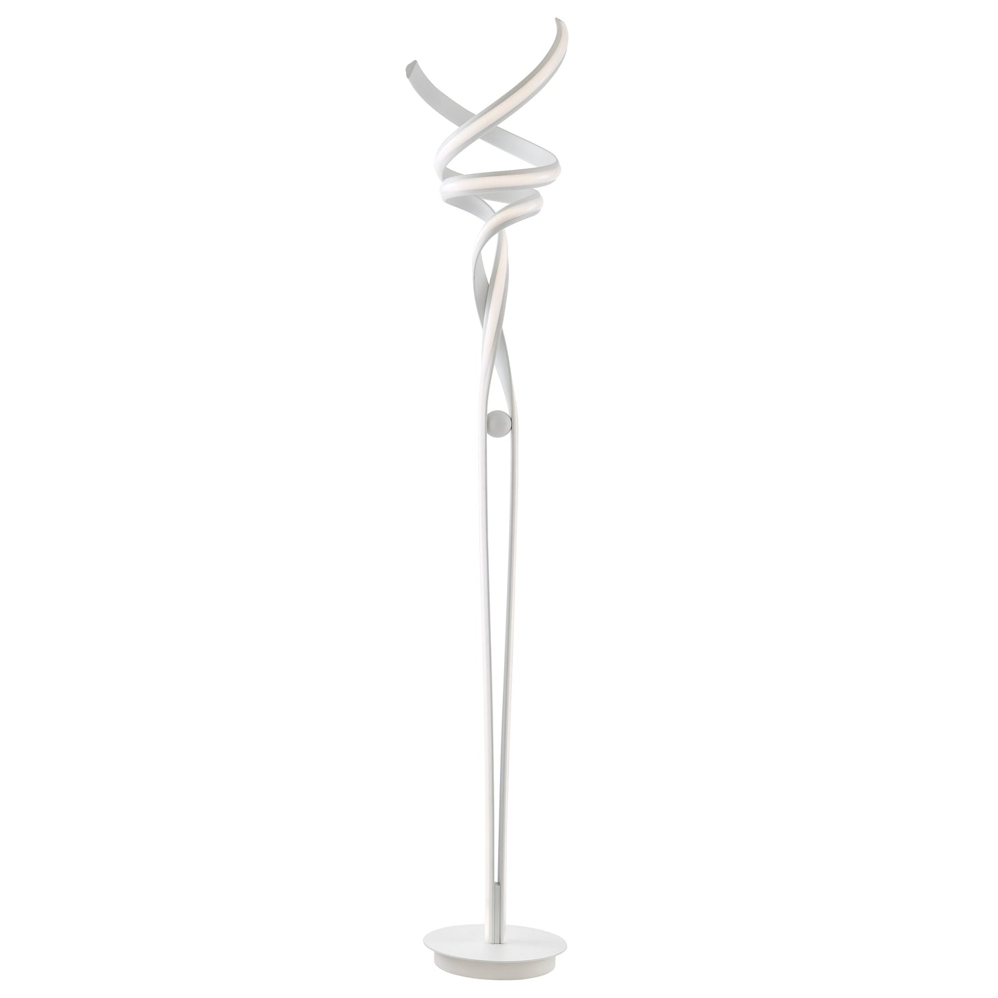 Munich LED White 63" Floor Lamp // Dimmable - Disselt Designs