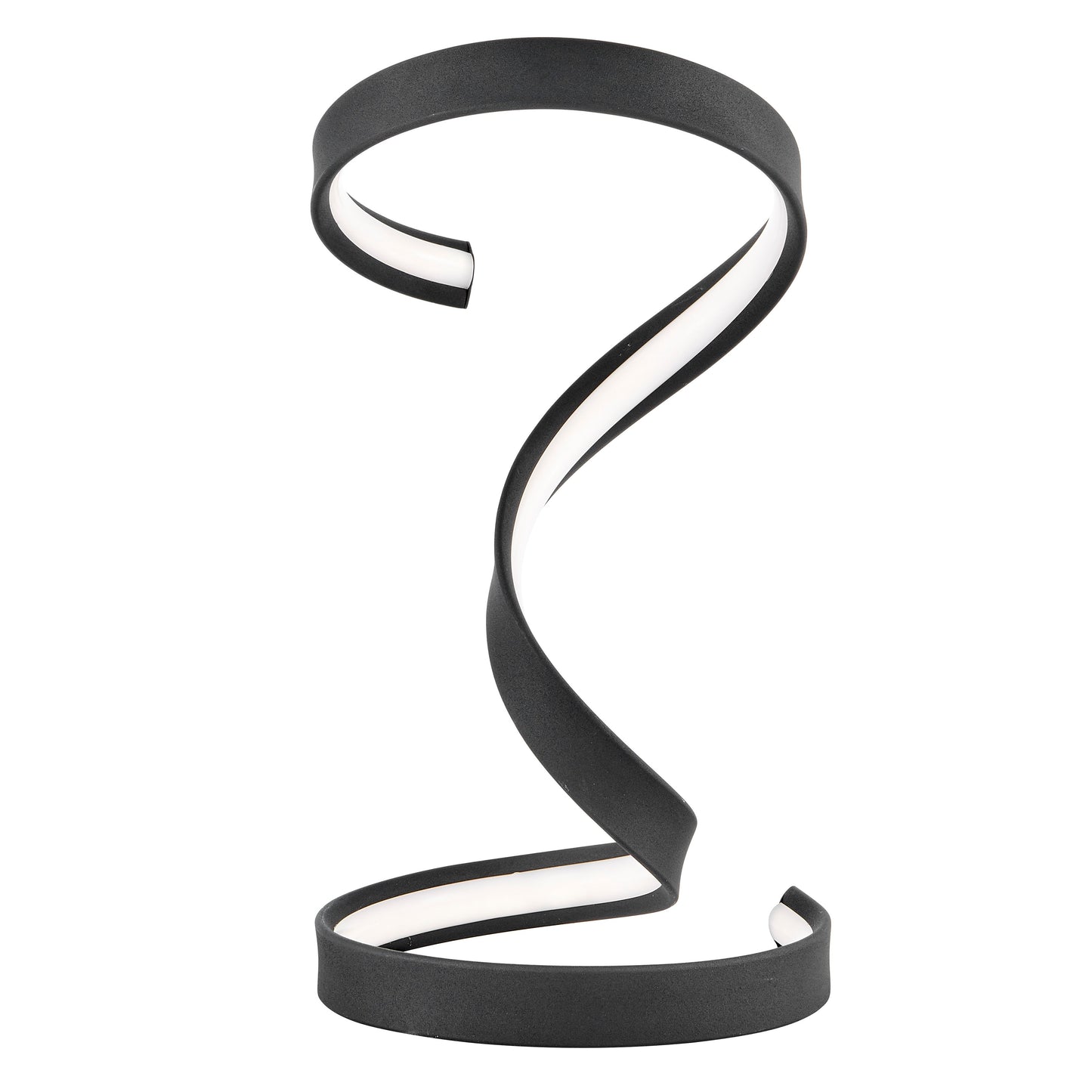 Hamburg Black Table Lamp // LED Strip & Dimmable Switch - Disselt Designs